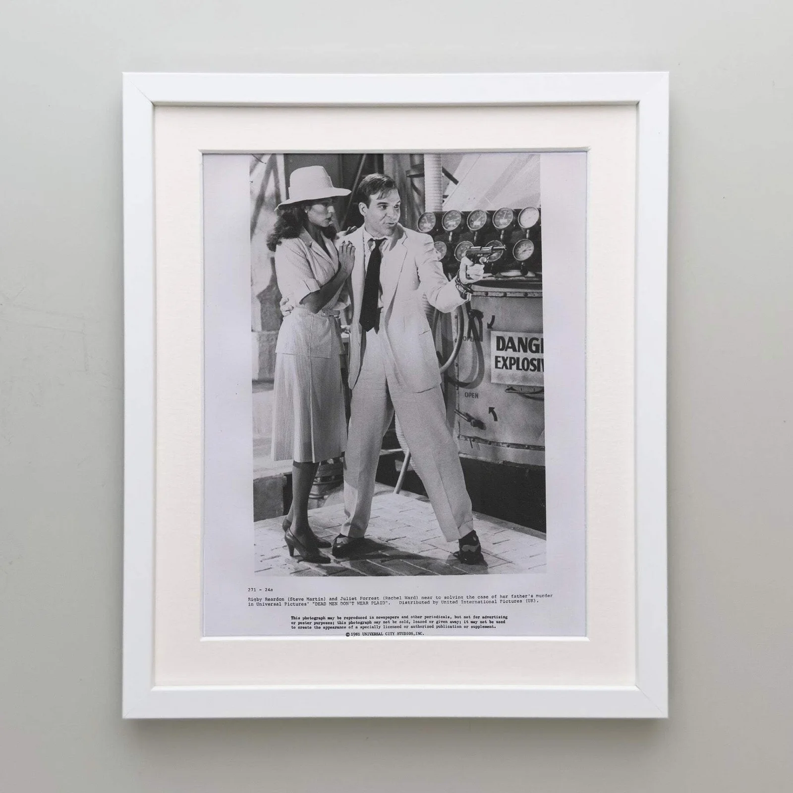 Dead Men Dont Wear Plaid (1982) Press Publicity Still - Framed, image 4
