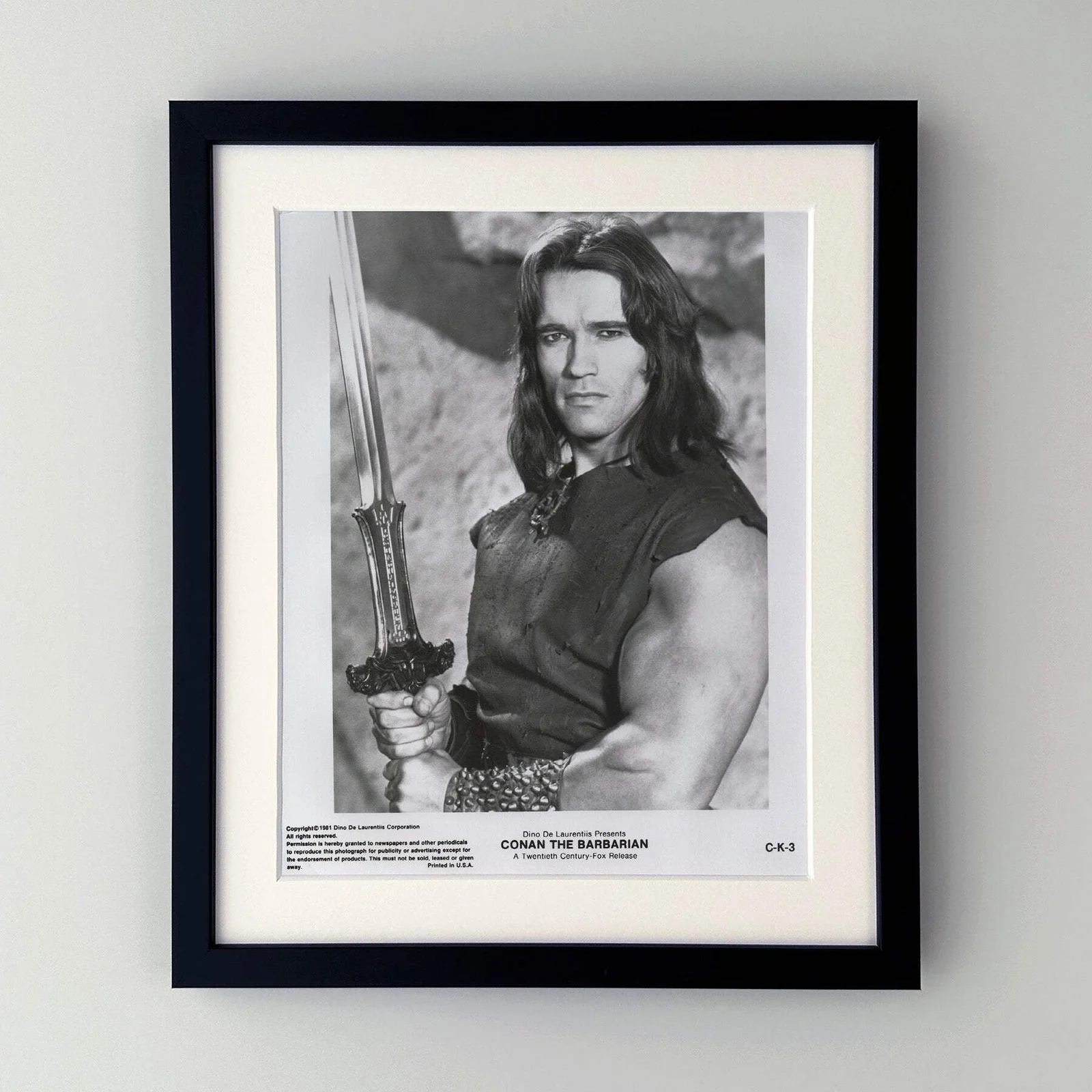 Conan The Barbarian (1981) Press Publicity Still - Framed, image 2