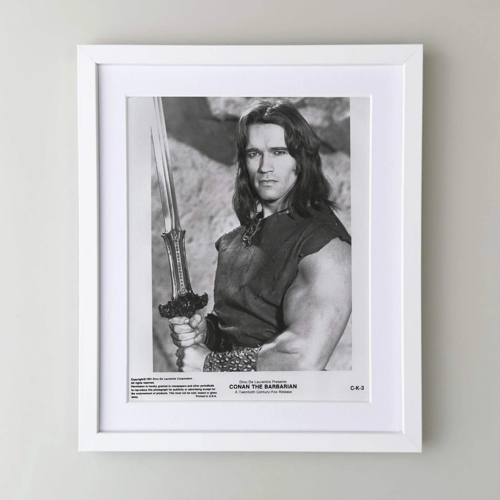 Conan The Barbarian (1981) Press Publicity Still - Framed, image 3
