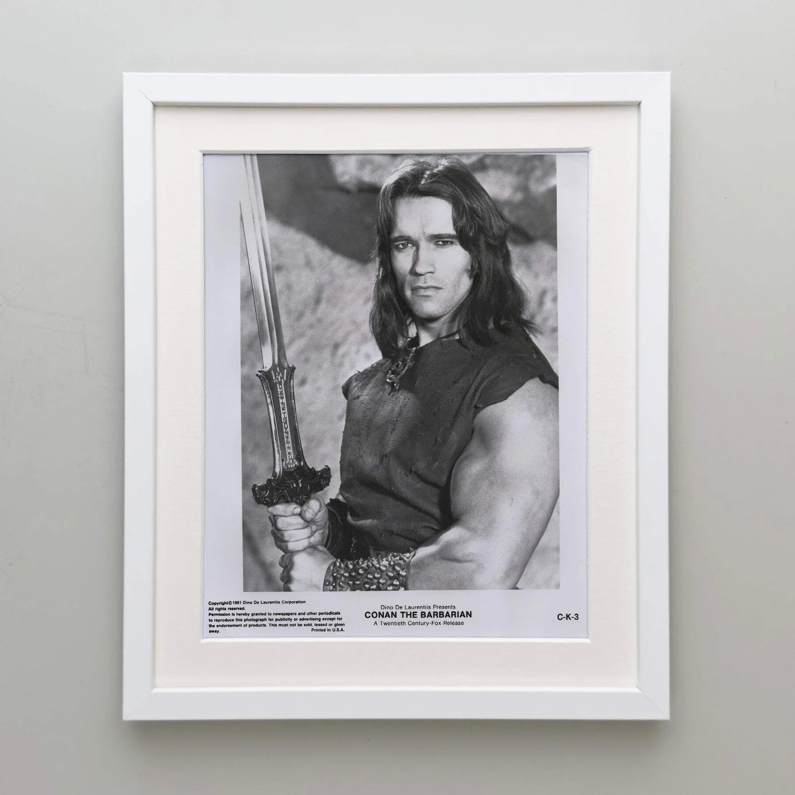 Conan The Barbarian (1981) Press Publicity Still - Framed, image 4