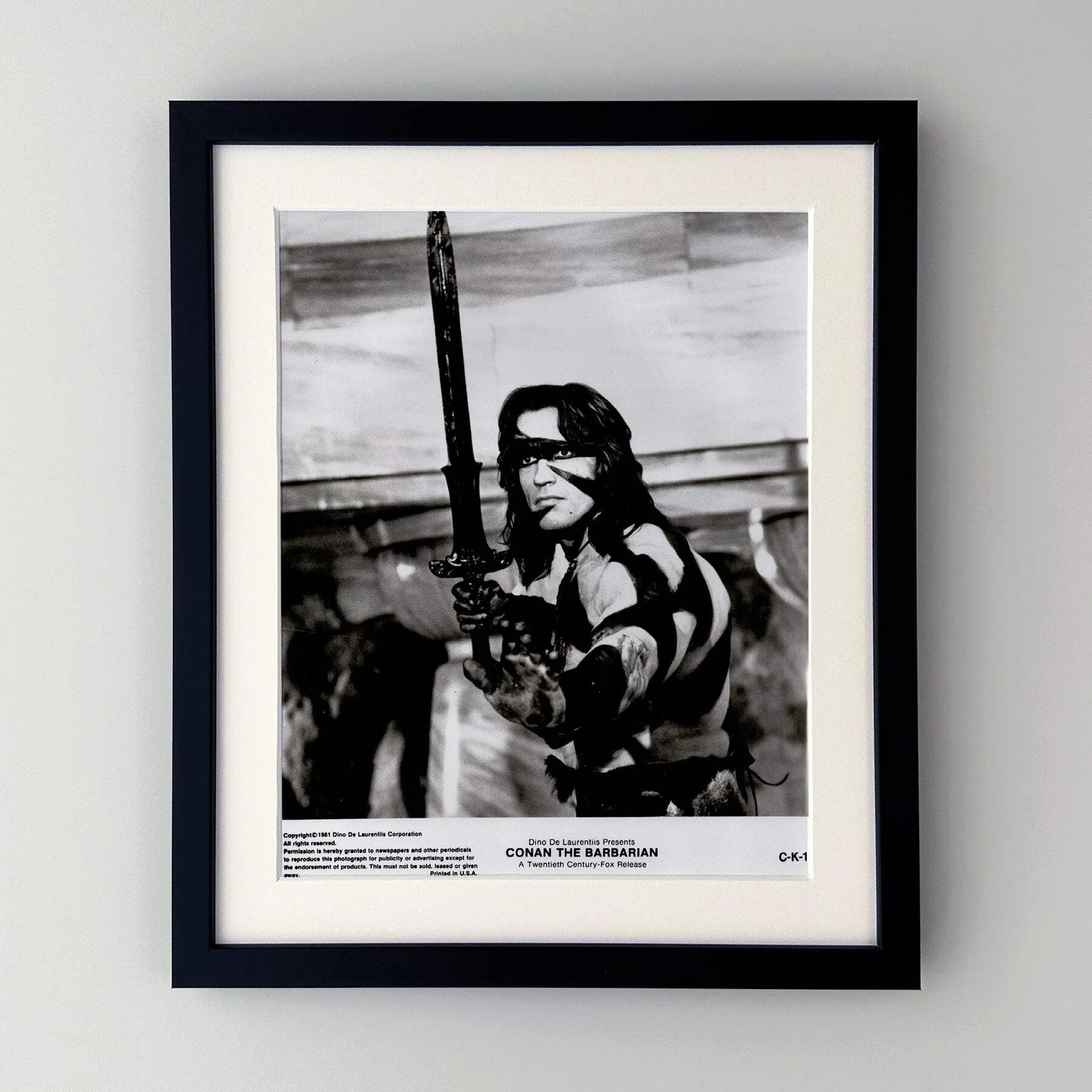Conan The Barbarian (1981) Press Publicity Still - Framed, image 2