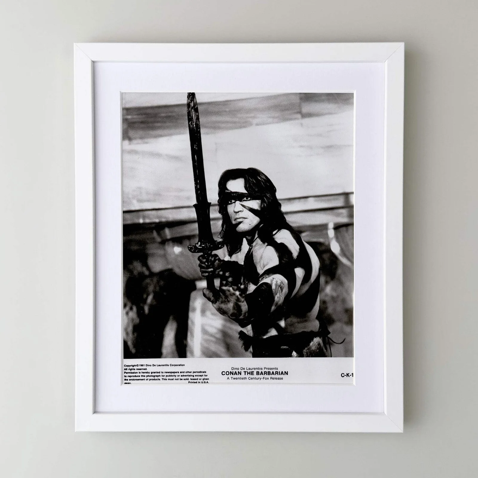 Conan The Barbarian (1981) Press Publicity Still - Framed, image 3