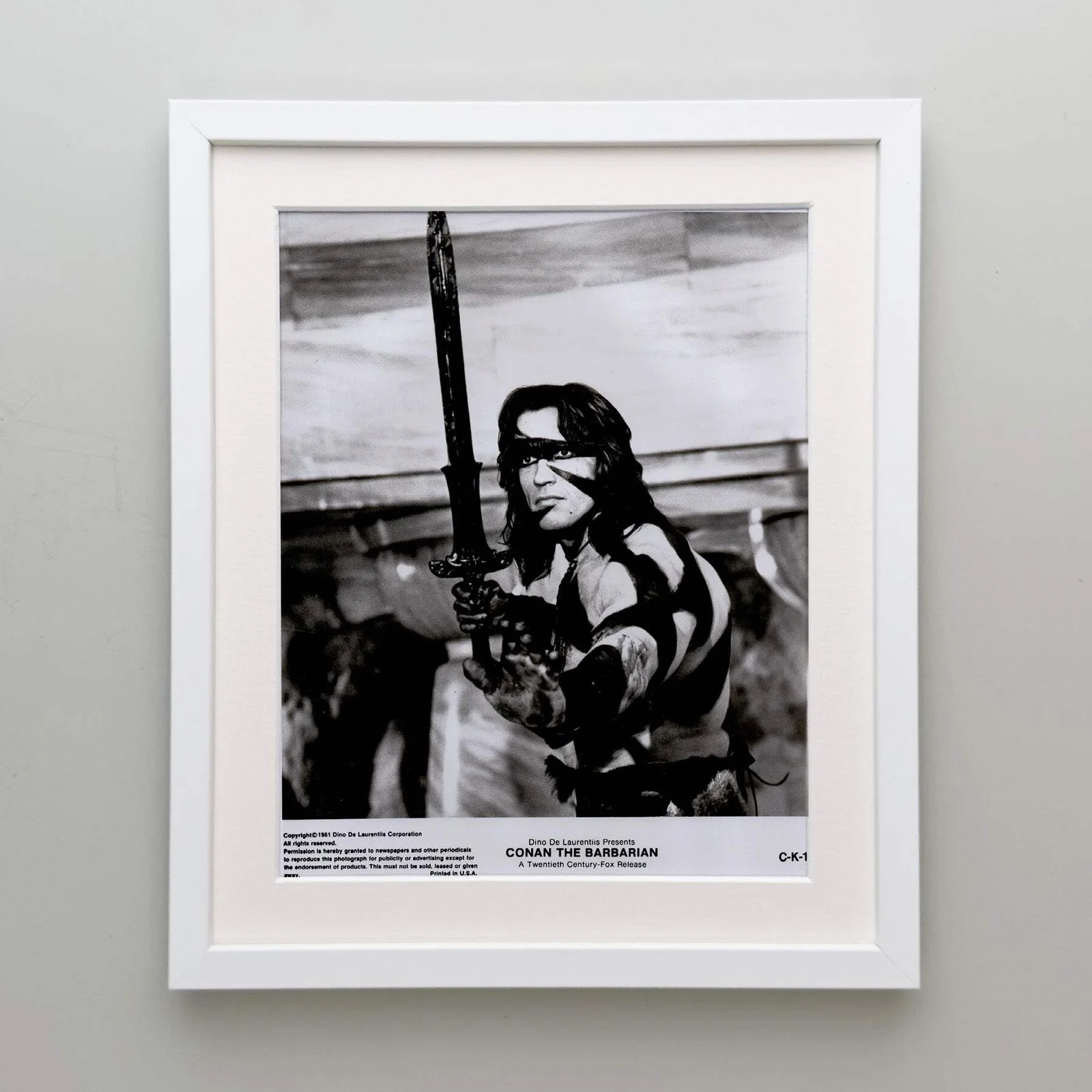 Conan The Barbarian (1981) Press Publicity Still - Framed, image 4