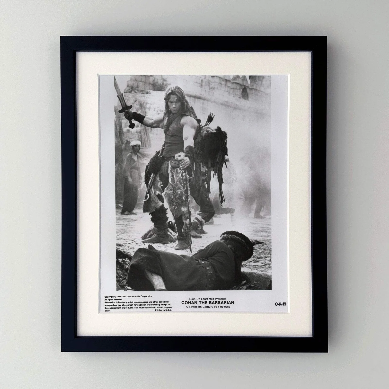 Conan The Barbarian (1981) Press Publicity Still - Framed, image 2