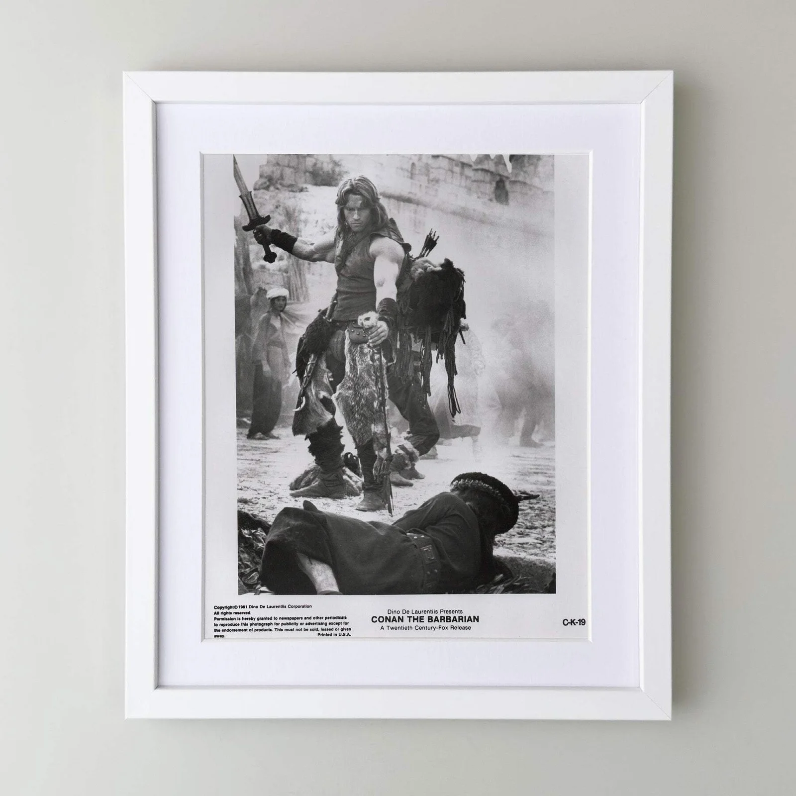 Conan The Barbarian (1981) Press Publicity Still - Framed, image 3