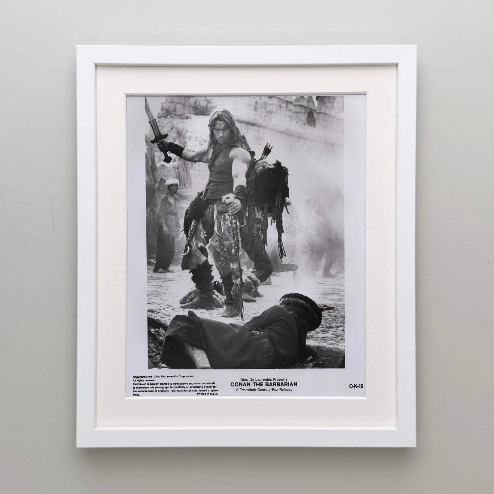 Conan The Barbarian (1981) Press Publicity Still - Framed, image 4