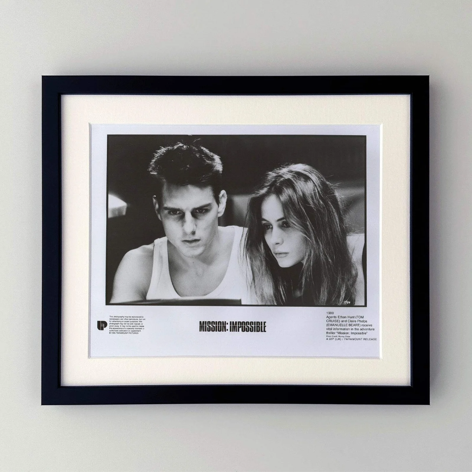 Mission Impossible (1996) Press Publicity Still - Framed, image 2