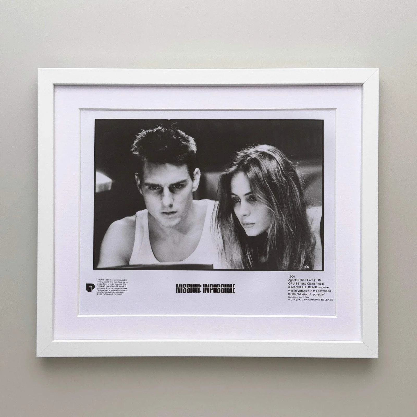 Mission Impossible (1996) Press Publicity Still - Framed, image 3