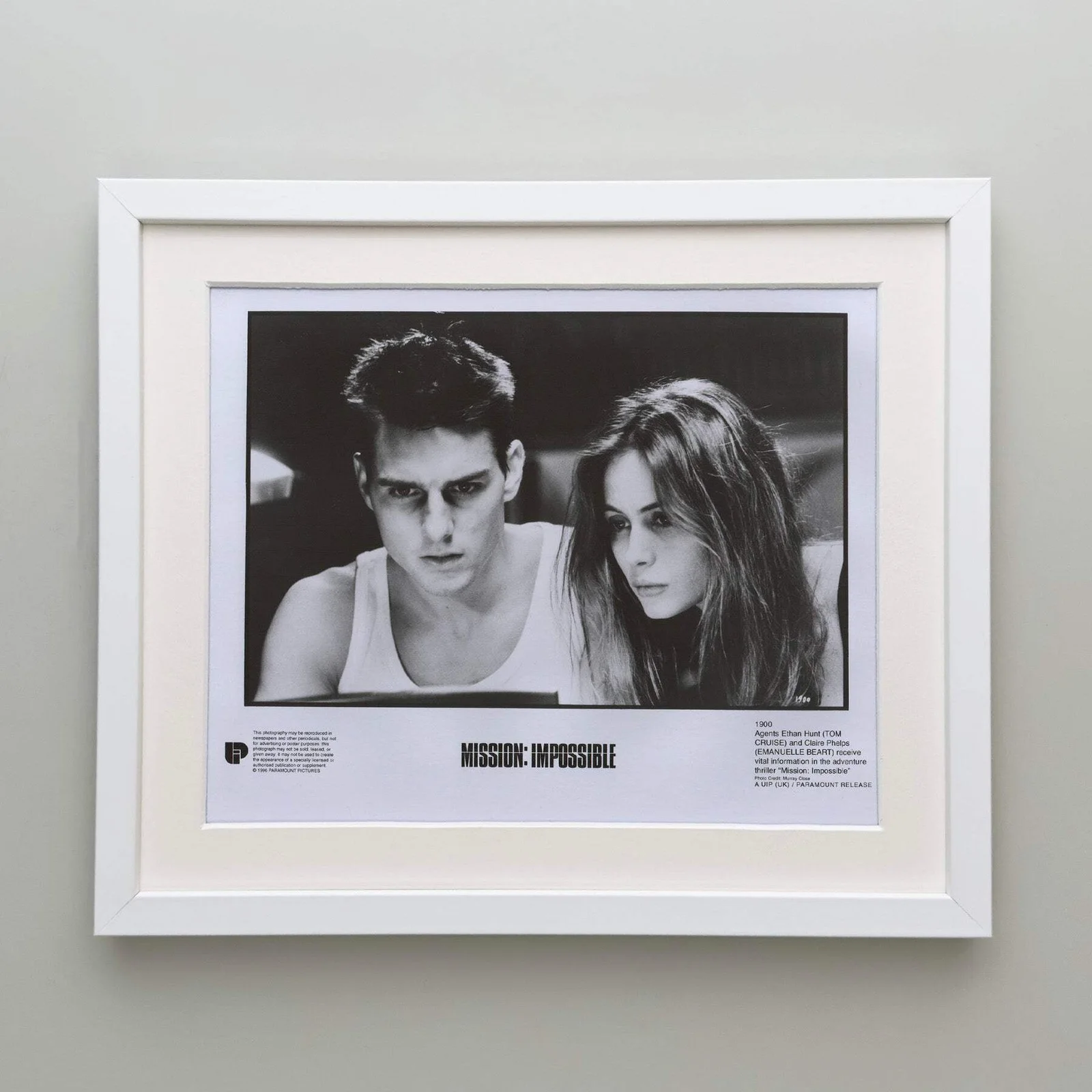 Mission Impossible (1996) Press Publicity Still - Framed, image 4
