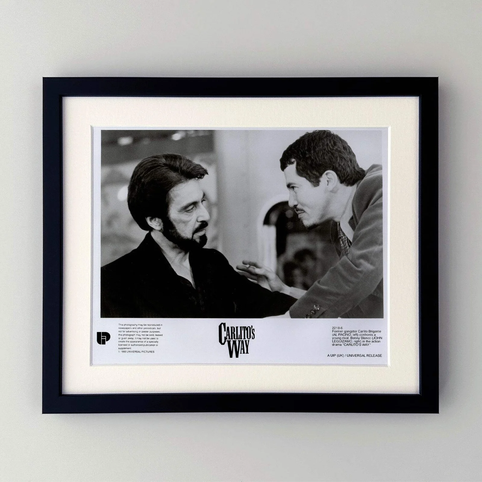 Carlitos Way (1993) Press Publicity Still - Framed, image 2