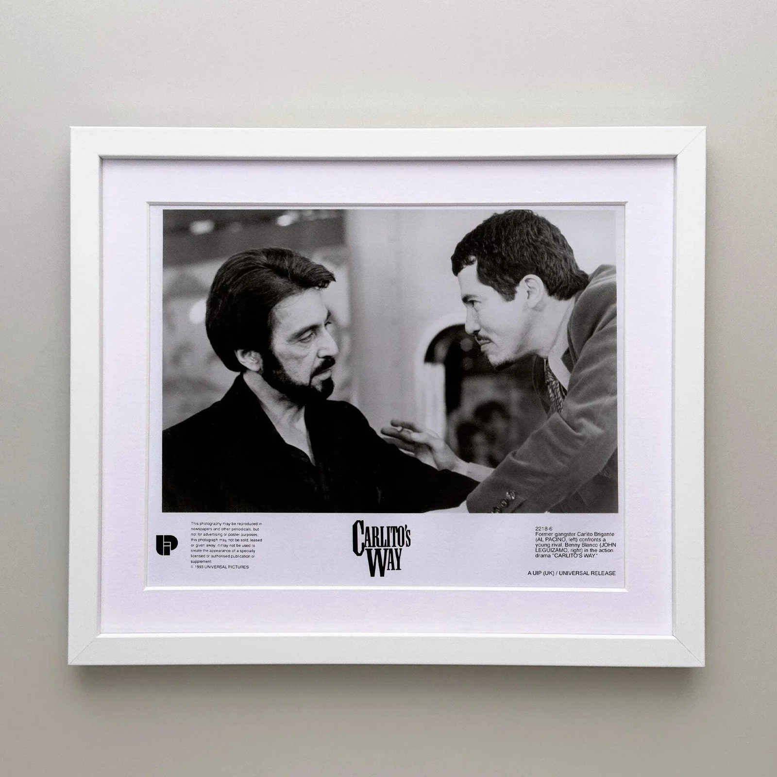 Carlitos Way (1993) Press Publicity Still - Framed, image 3