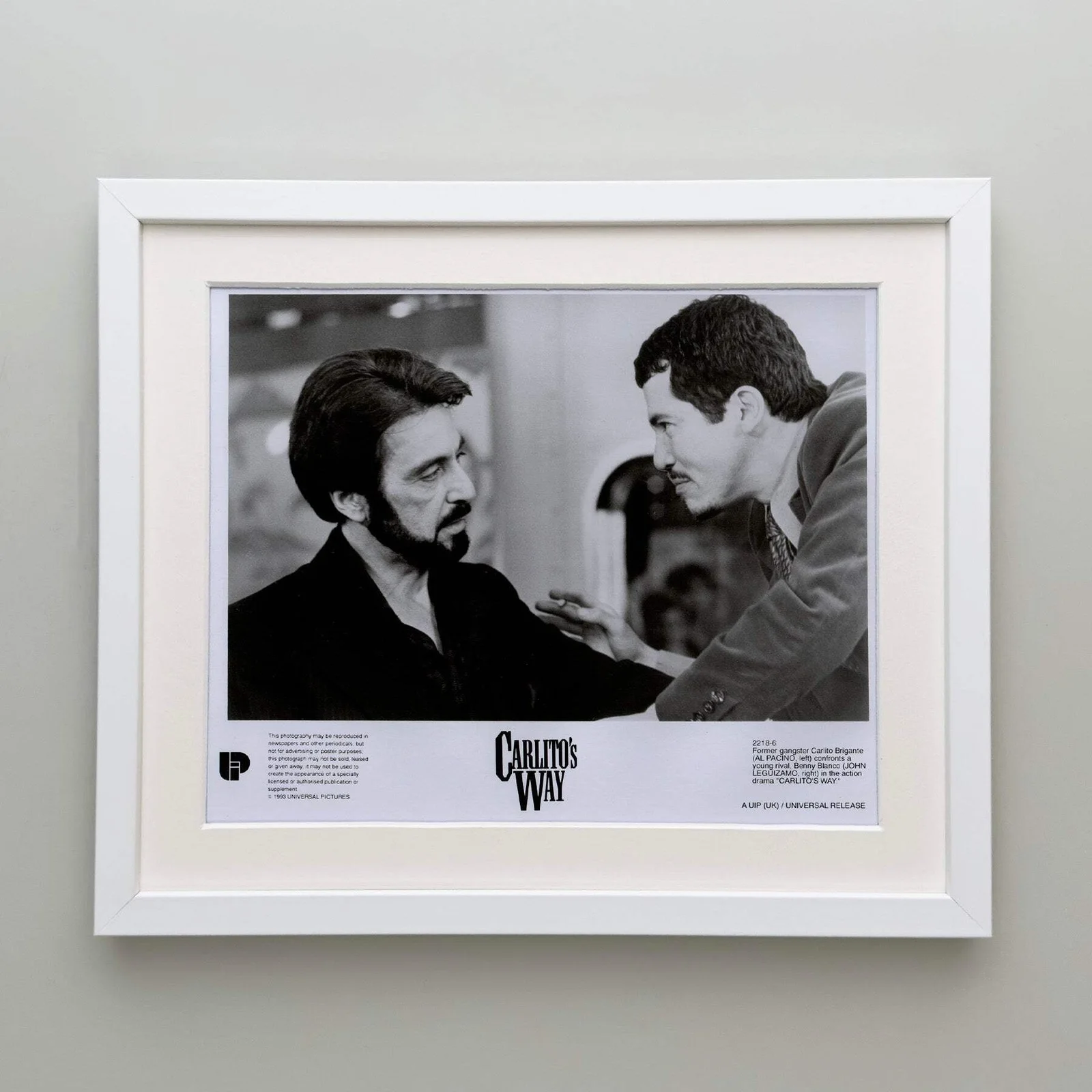 Carlitos Way (1993) Press Publicity Still - Framed, image 4