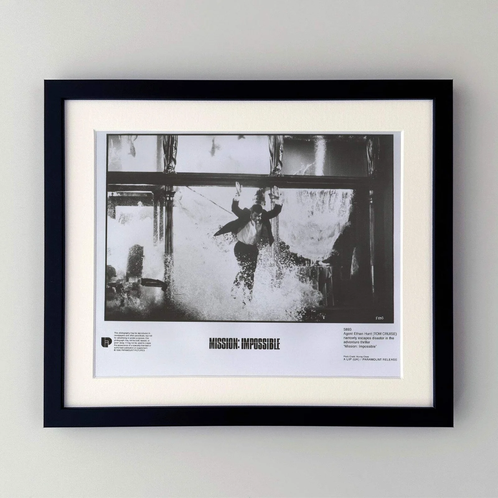 Mission Impossible (1996) Press Publicity Still - Framed, image 2