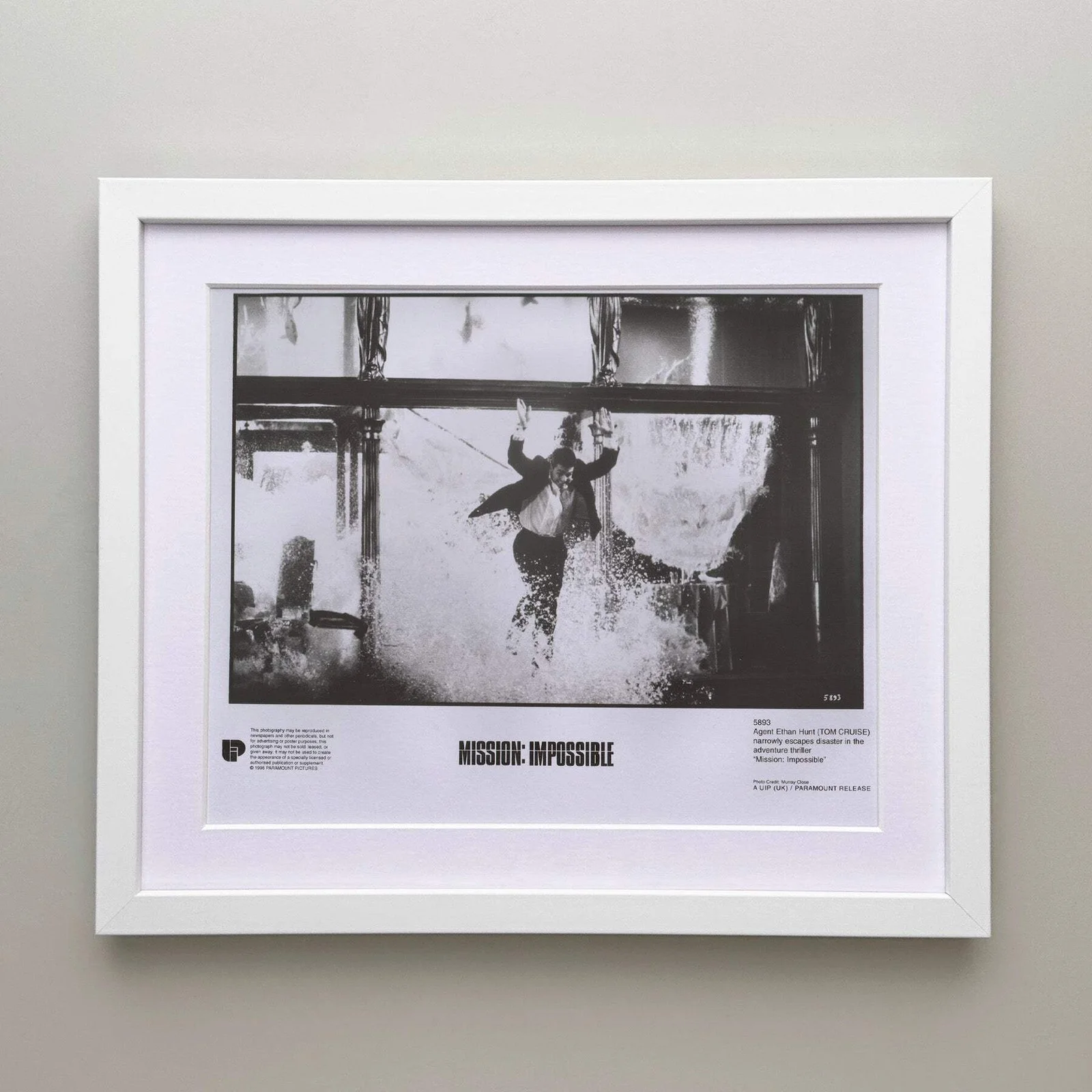 Mission Impossible (1996) Press Publicity Still - Framed, image 3