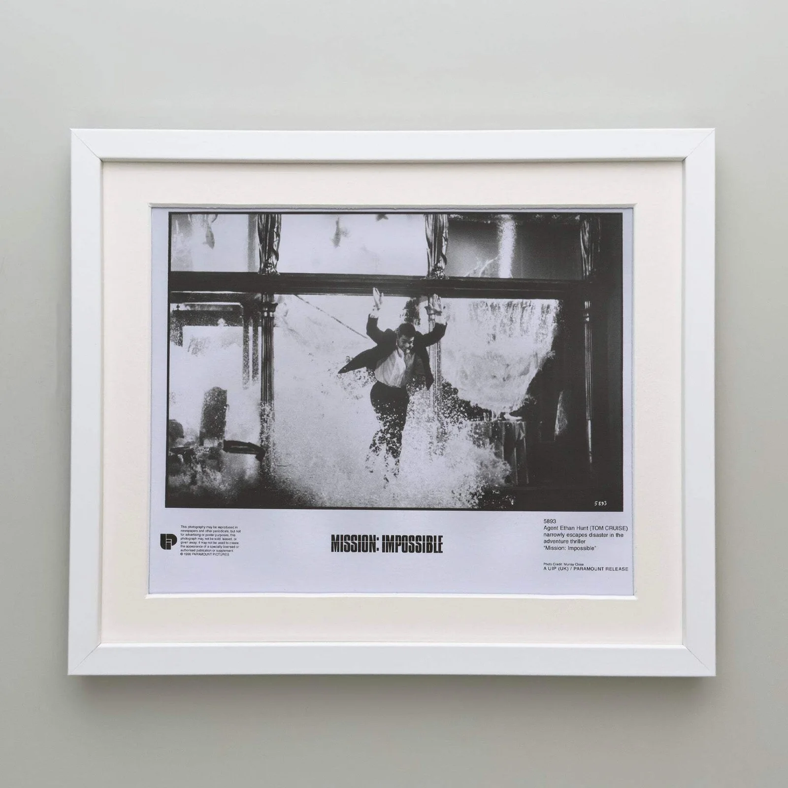 Mission Impossible (1996) Press Publicity Still - Framed, image 4