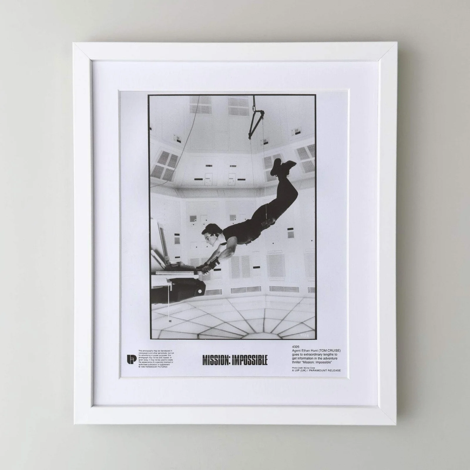 Mission Impossible (1996) Press Publicity Still - Framed, image 3