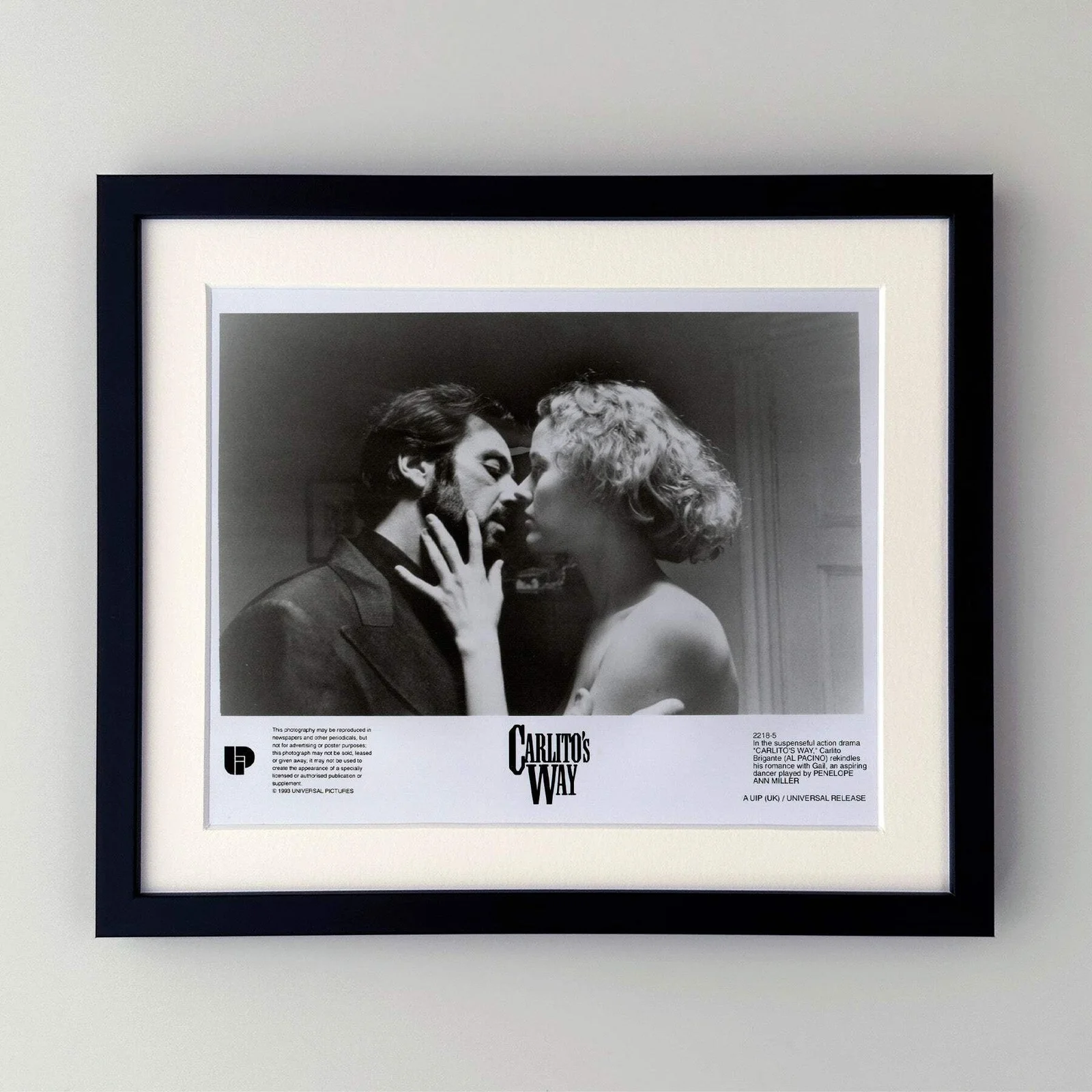 Carlitos Way (1993) Press Publicity Still - Framed, image 2