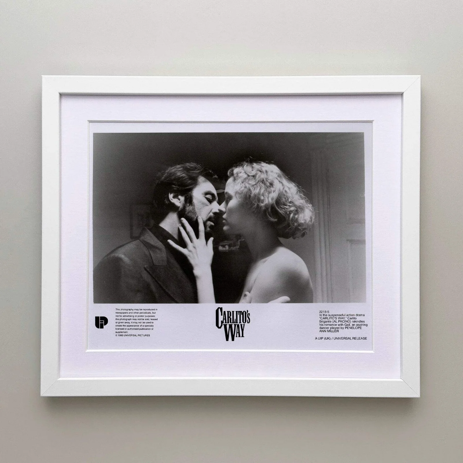 Carlitos Way (1993) Press Publicity Still - Framed, image 3