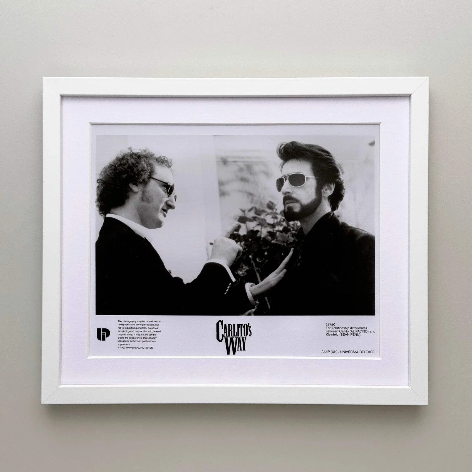 Carlitos Way (1993) Press Publicity Still - Framed, image 3