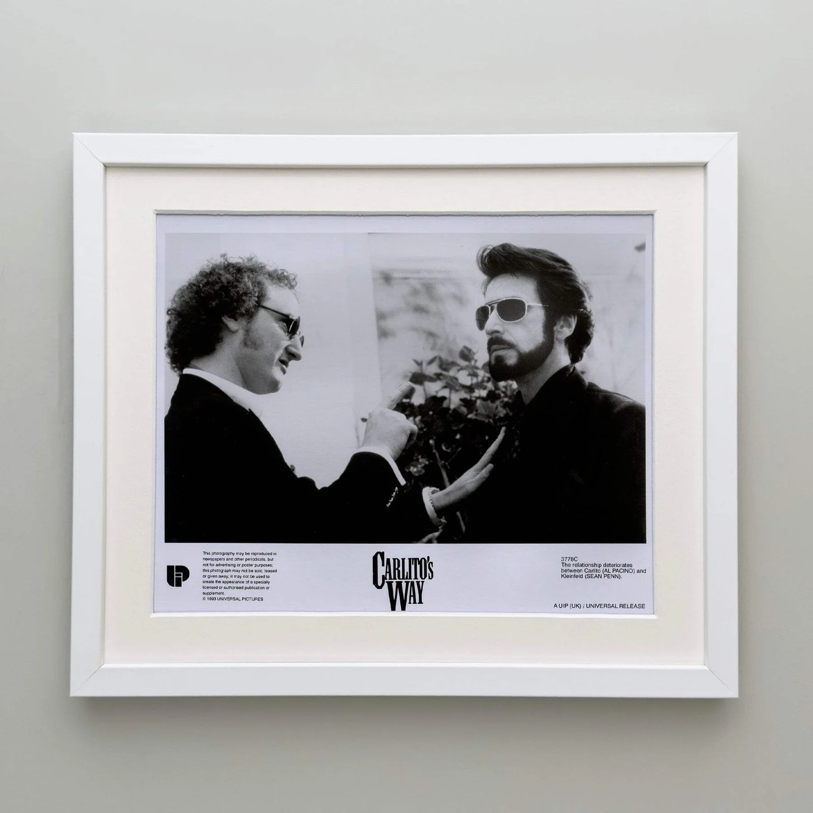 Carlitos Way (1993) Press Publicity Still - Framed, image 4