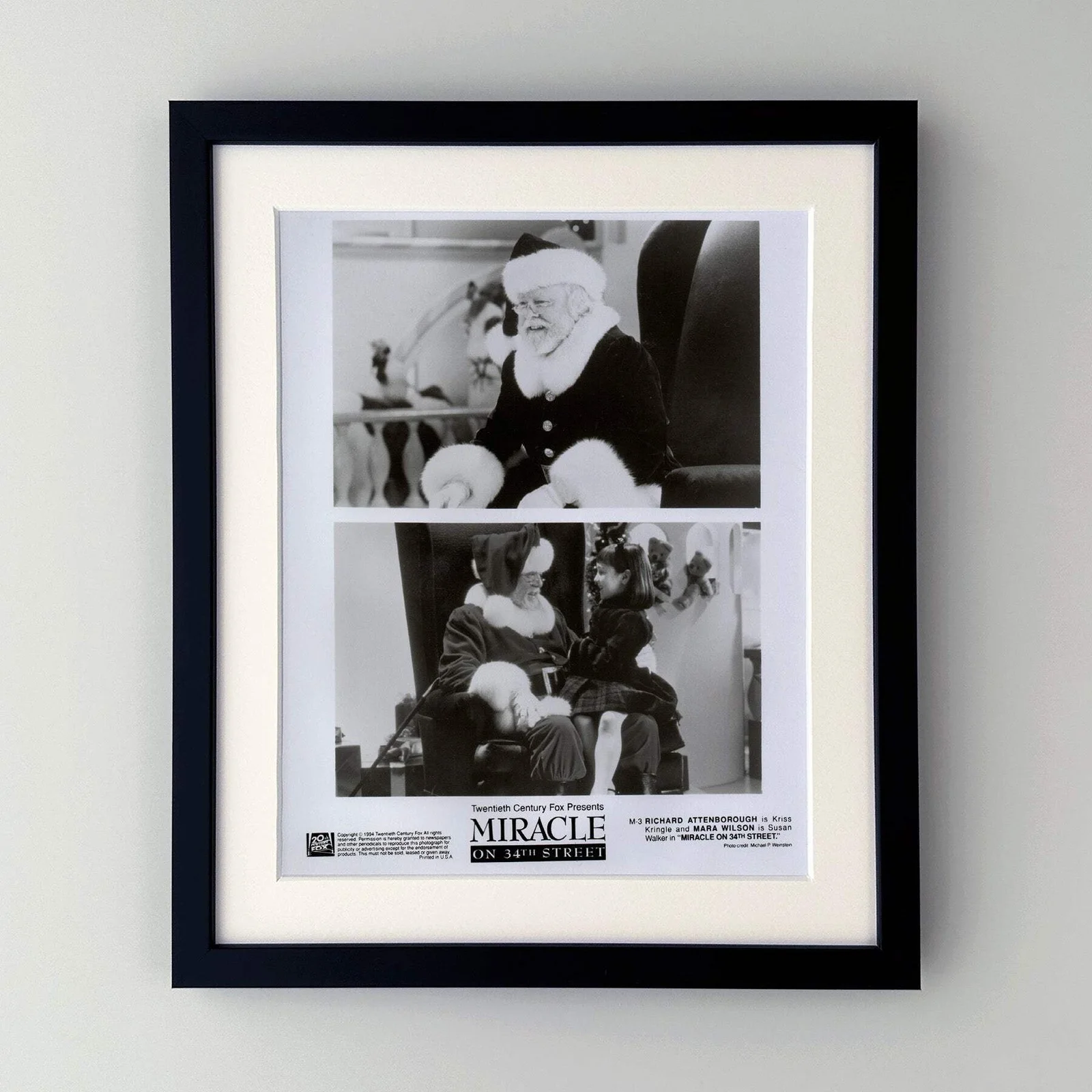 Miracle on 34th Street (1994) Press Publicity Still - Framed, image 2