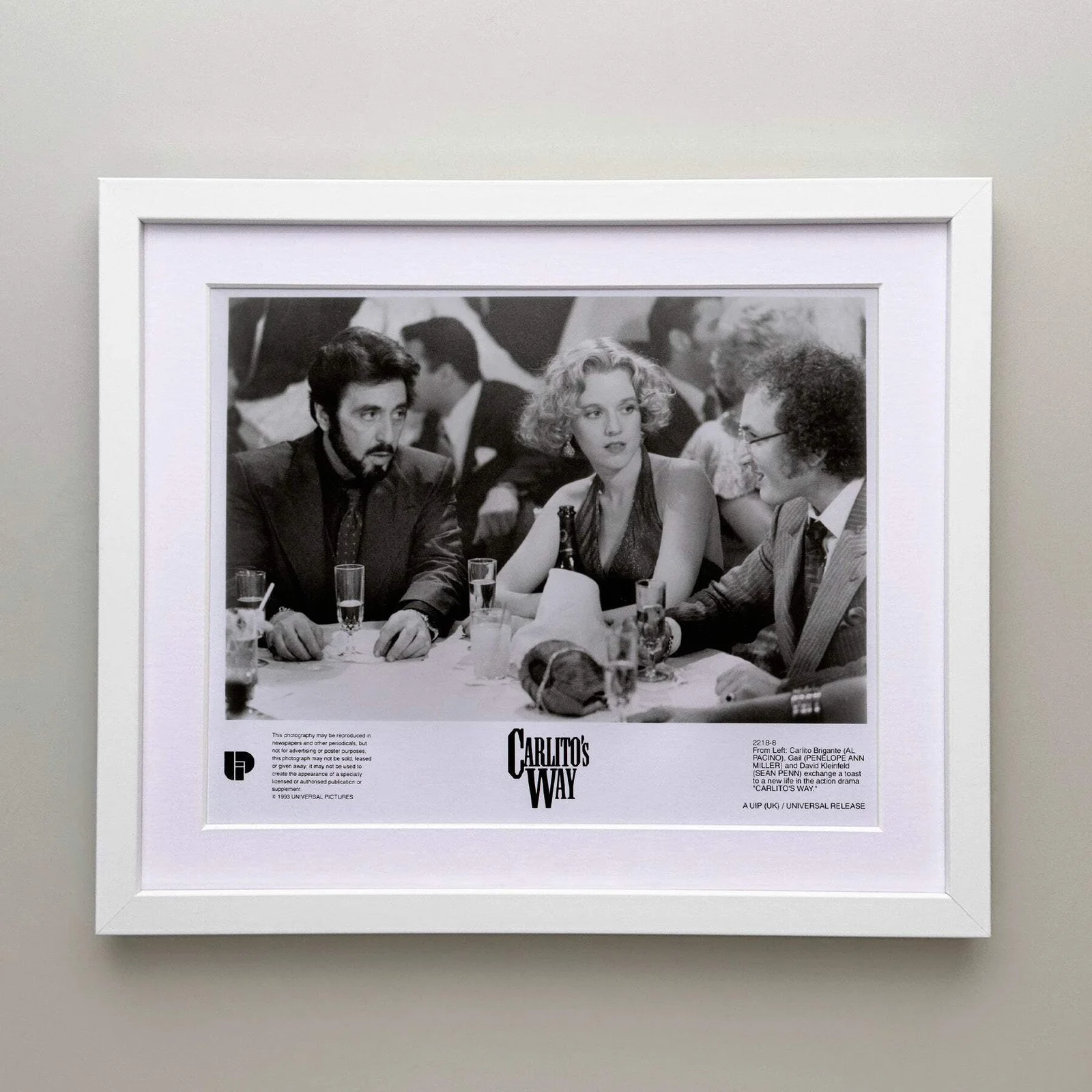 Carlitos Way (1993) Press Publicity Still - Framed, image 3