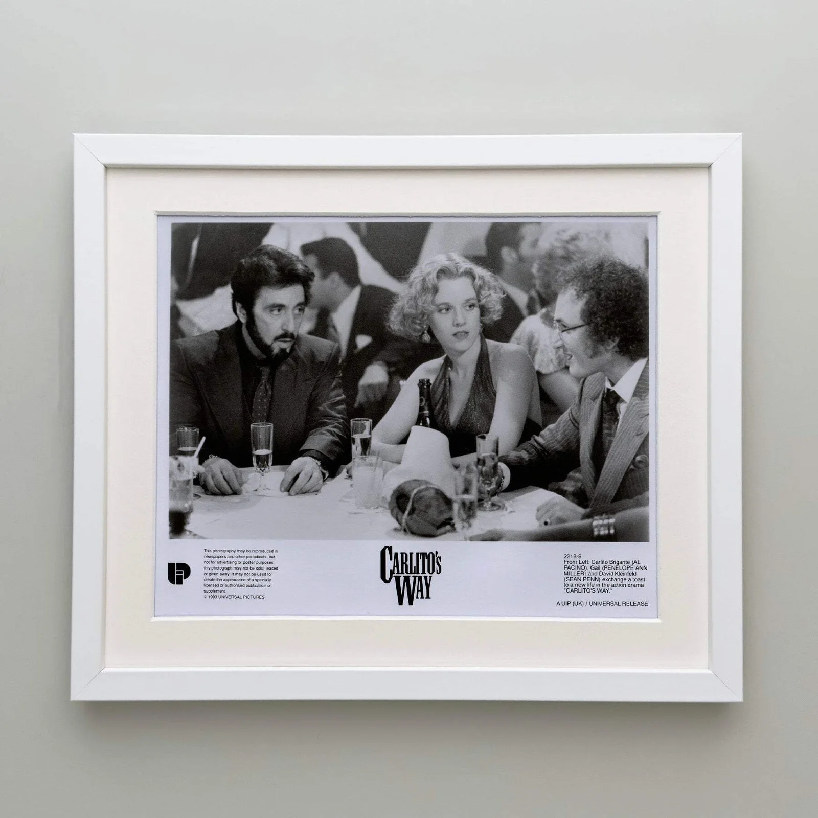 Carlitos Way (1993) Press Publicity Still - Framed, image 4