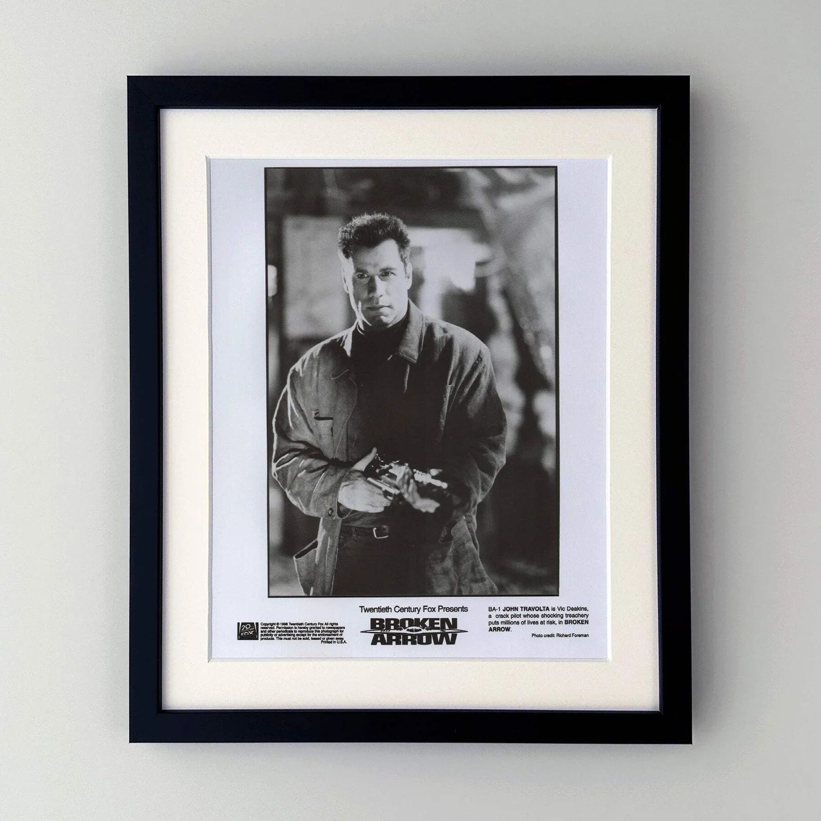 Broken Arrow (1996) Press Publicity Still - Framed, image 2
