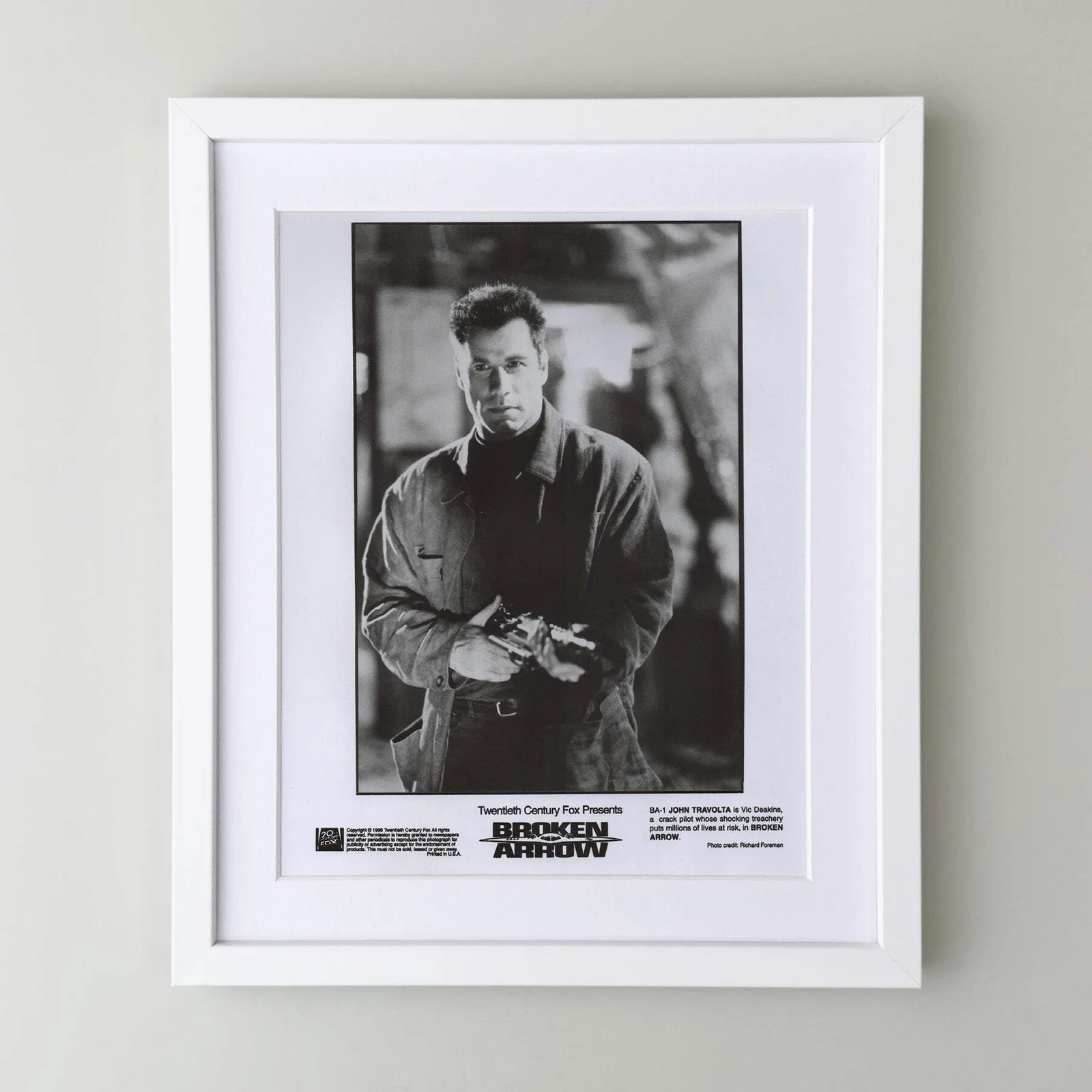 Broken Arrow (1996) Press Publicity Still - Framed, image 3