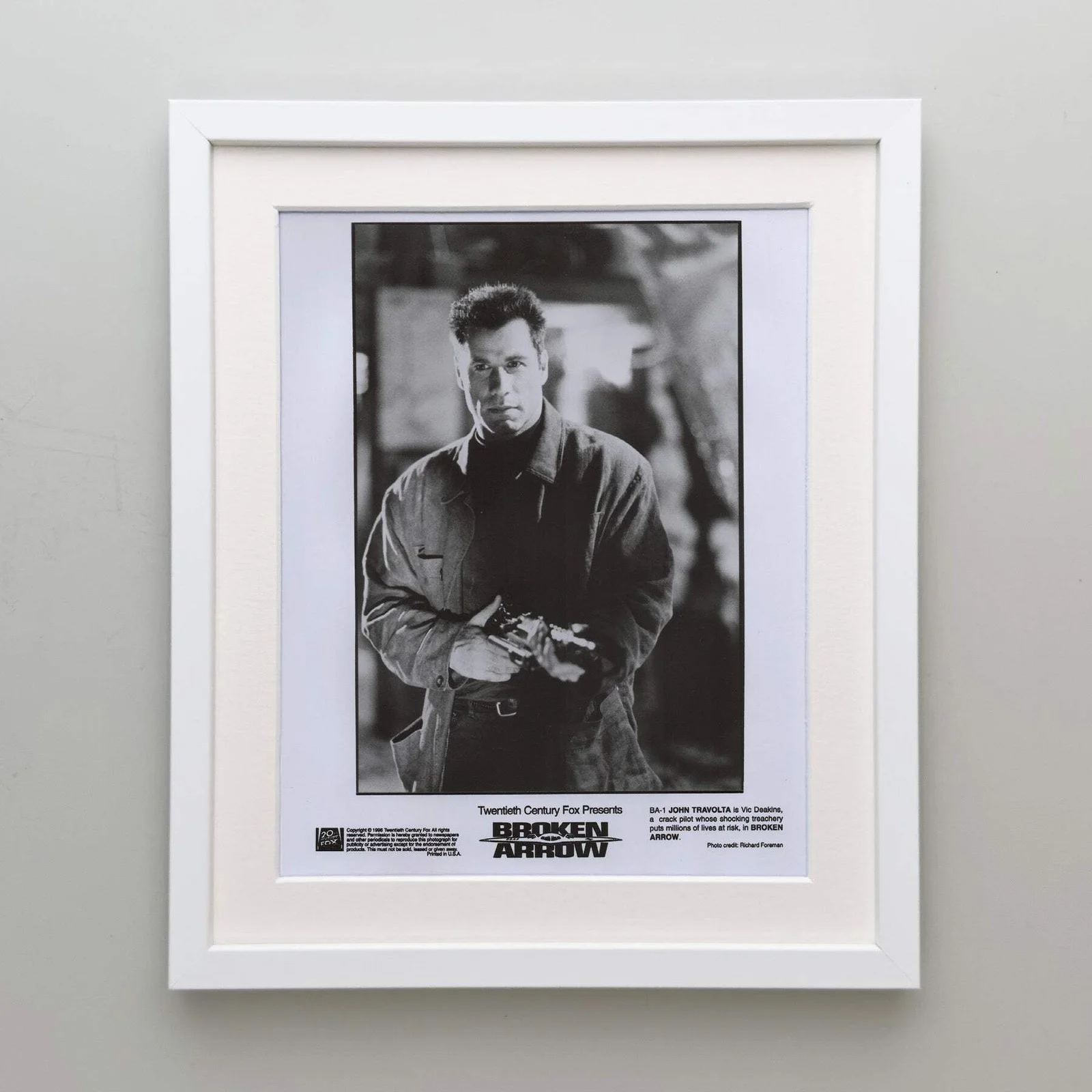 Broken Arrow (1996) Press Publicity Still - Framed, image 4