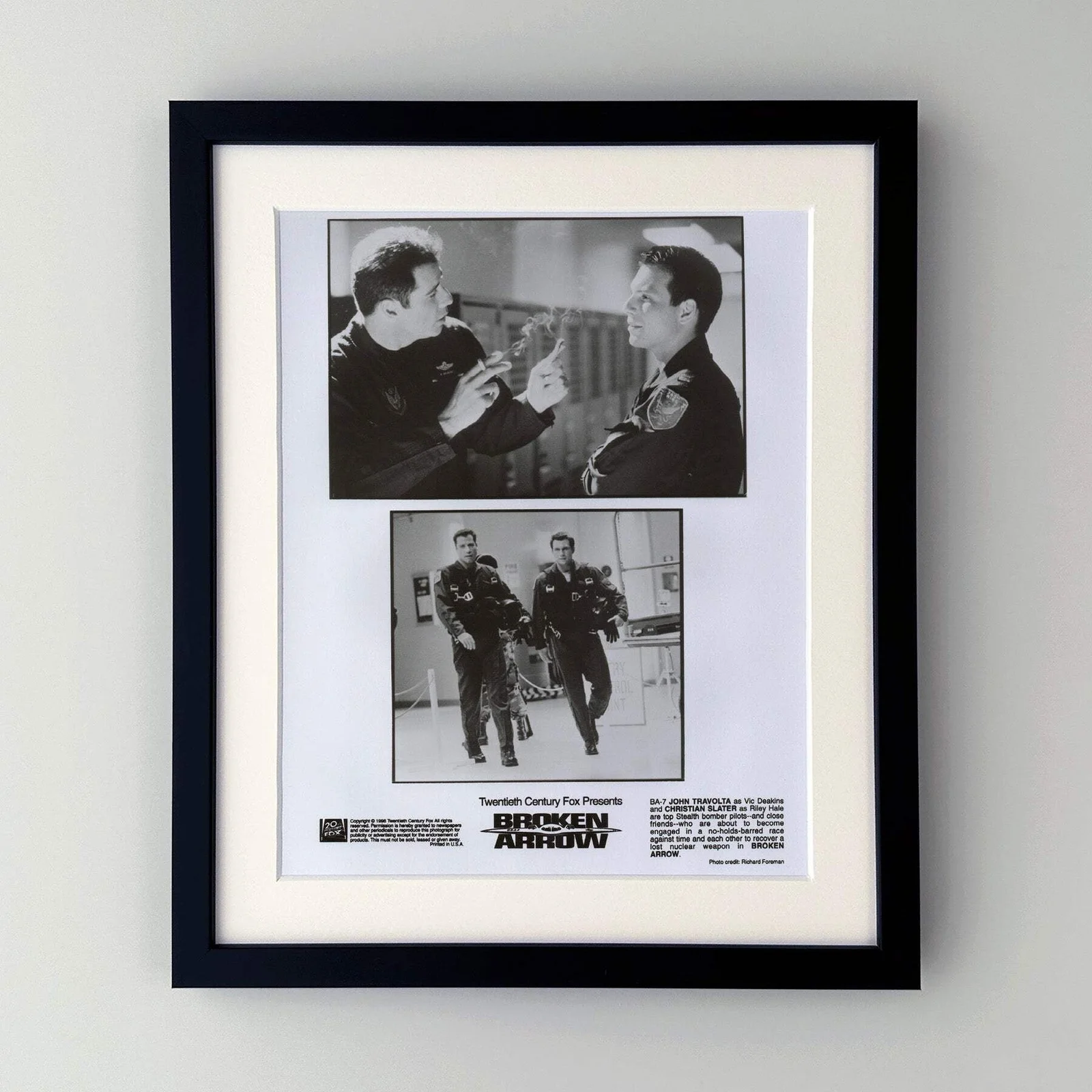 Broken Arrow (1996) Press Publicity Still - Framed, image 2