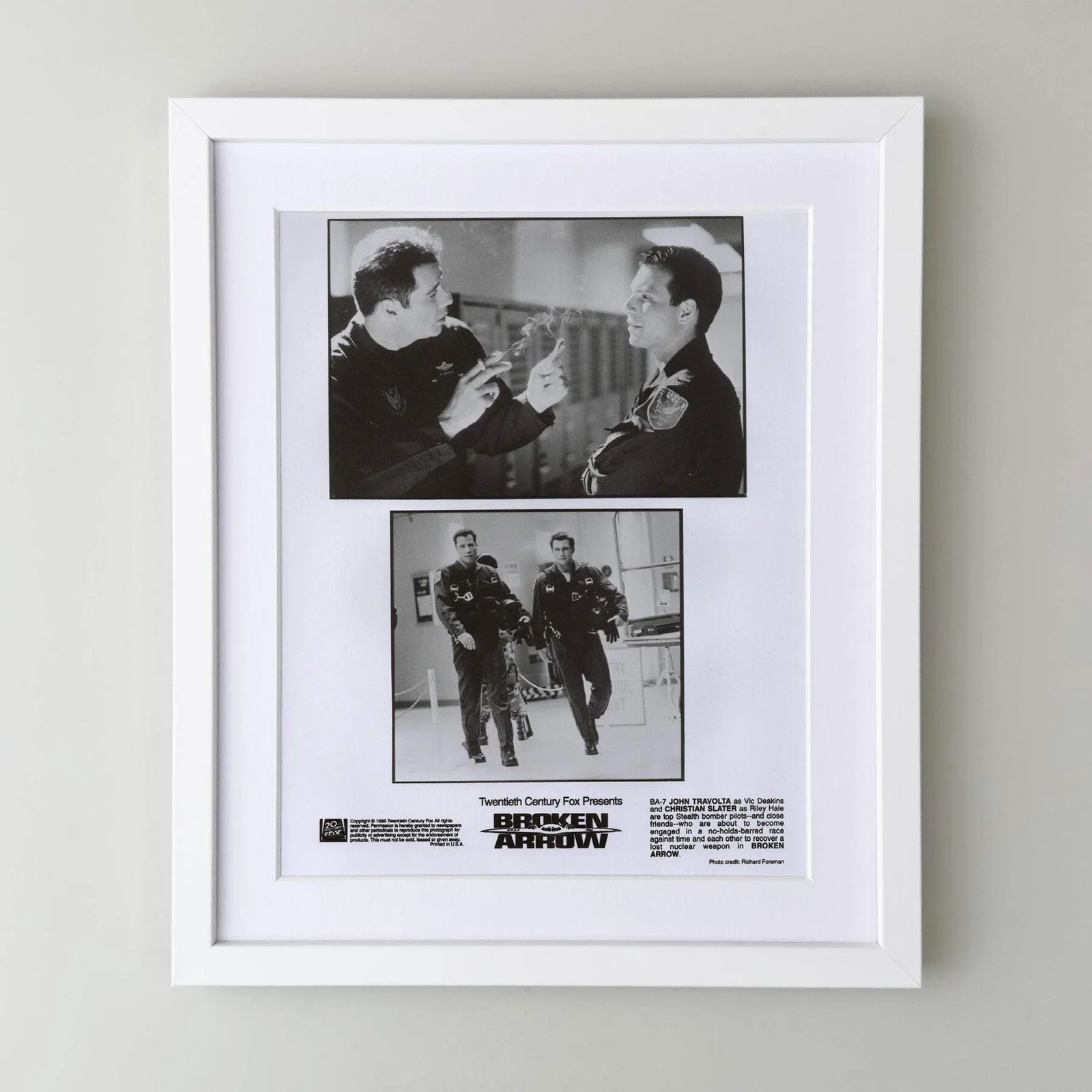 Broken Arrow (1996) Press Publicity Still - Framed, image 3