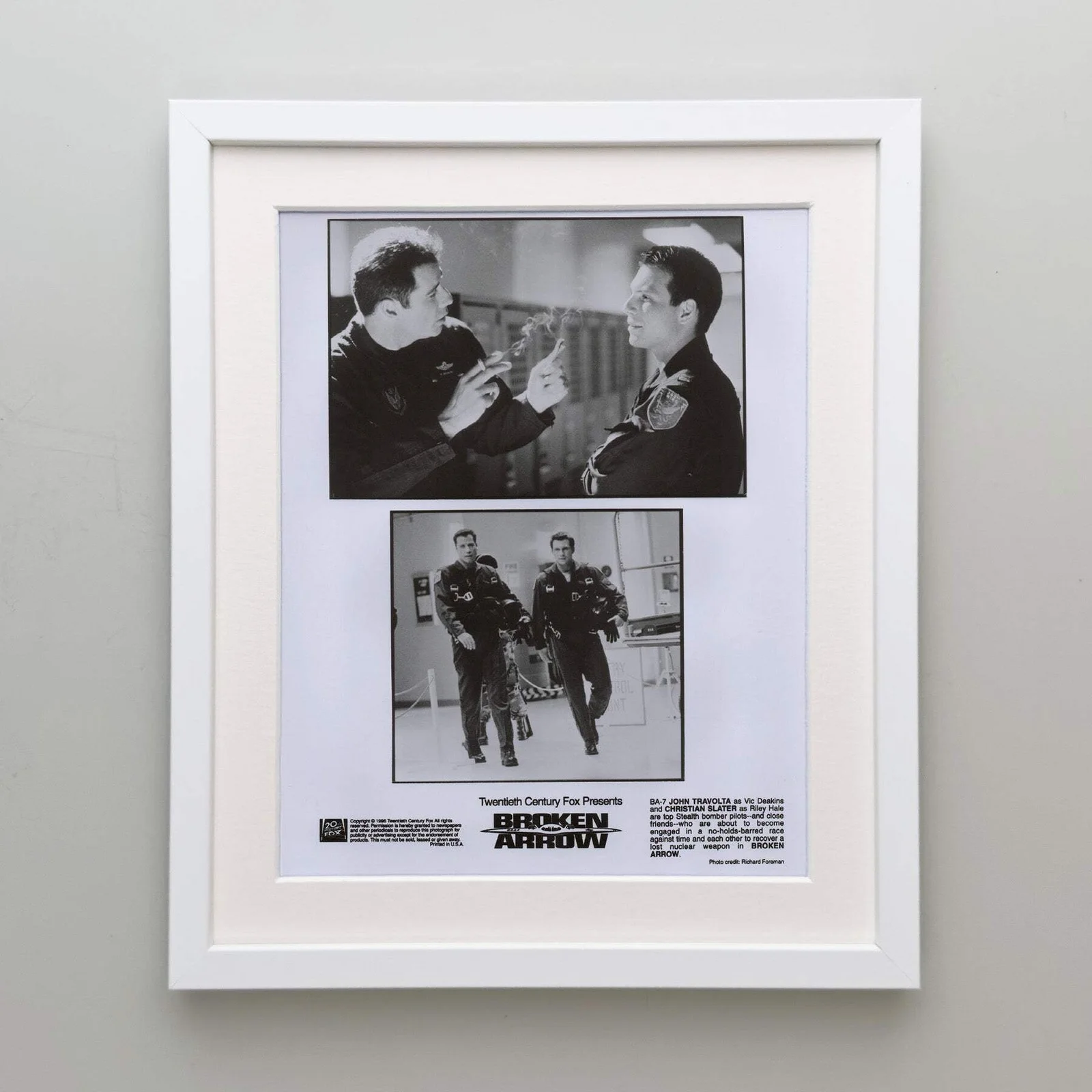 Broken Arrow (1996) Press Publicity Still - Framed, image 4