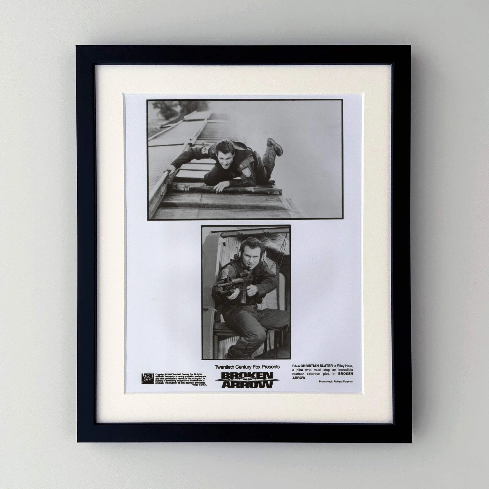 Broken Arrow (1996) Press Publicity Still - Framed, image 2