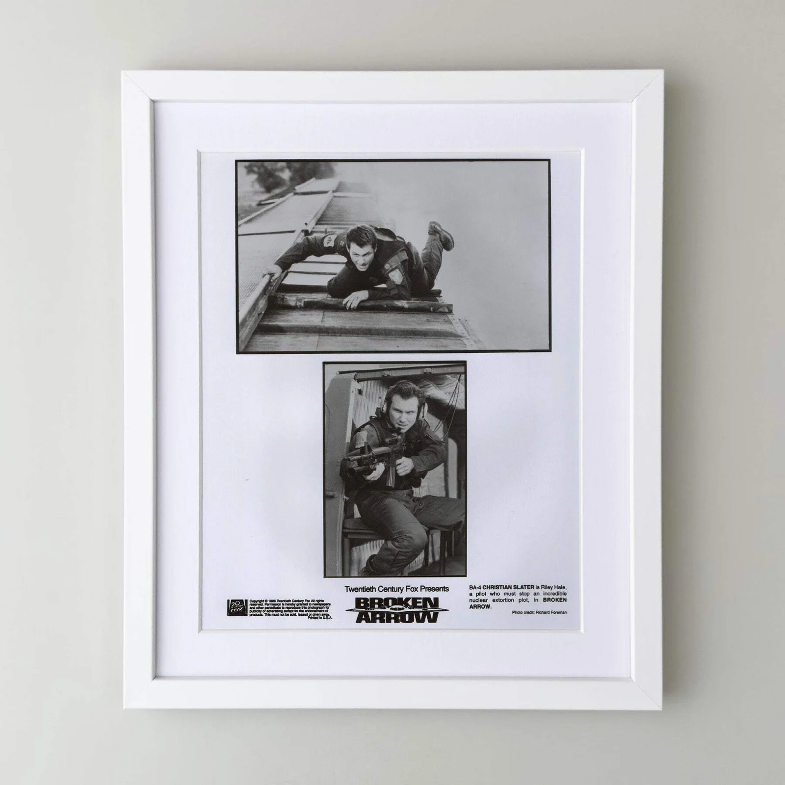 Broken Arrow (1996) Press Publicity Still - Framed, image 3