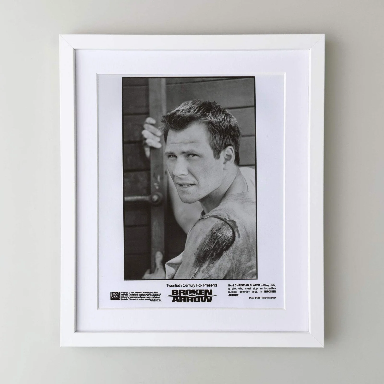 Broken Arrow (1996) Press Publicity Still - Framed, image 3