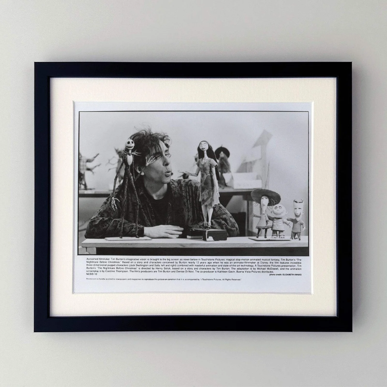 The Nightmare Before Christmas (1993) Press Publicity Still - Framed, image 2