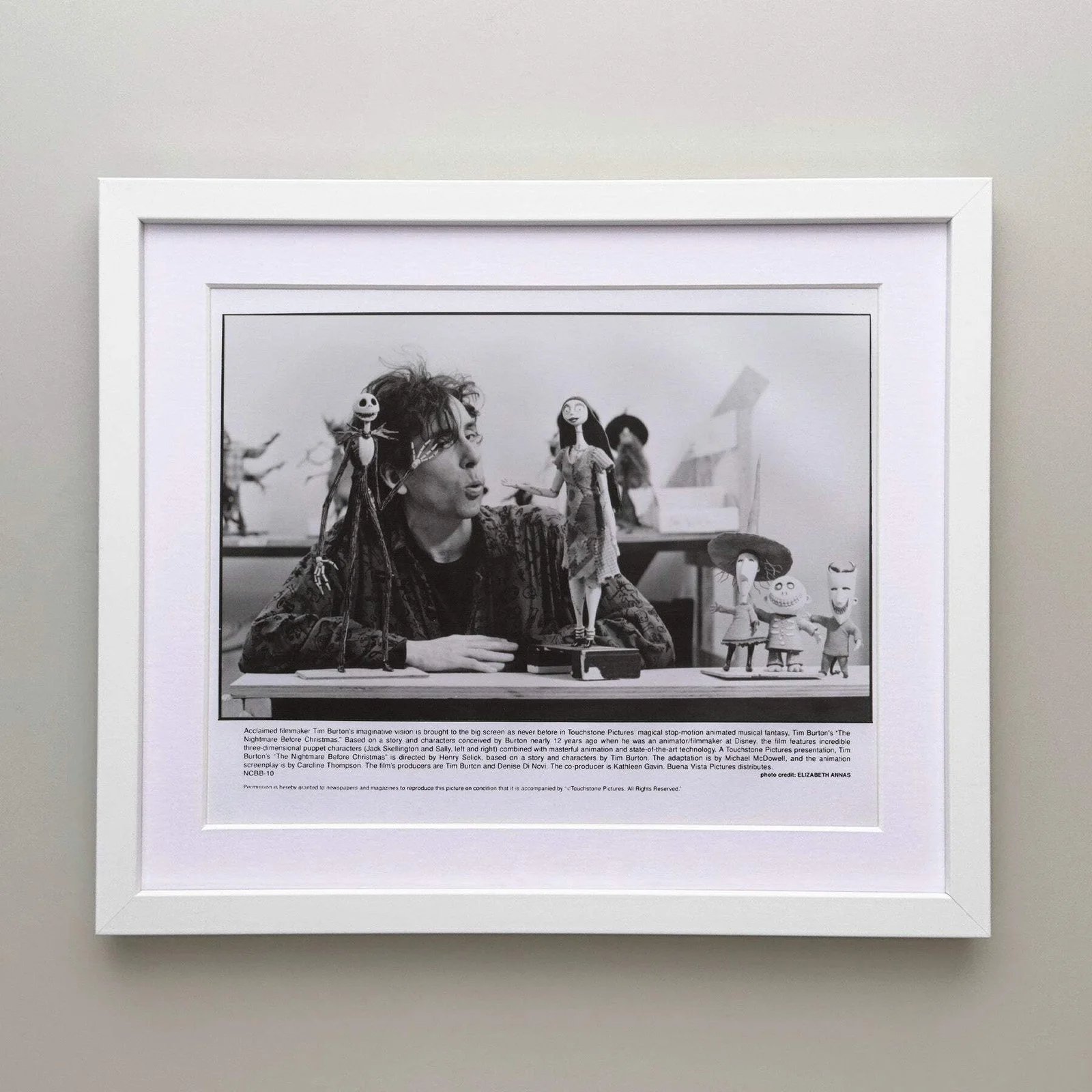 The Nightmare Before Christmas (1993) Press Publicity Still - Framed, image 3