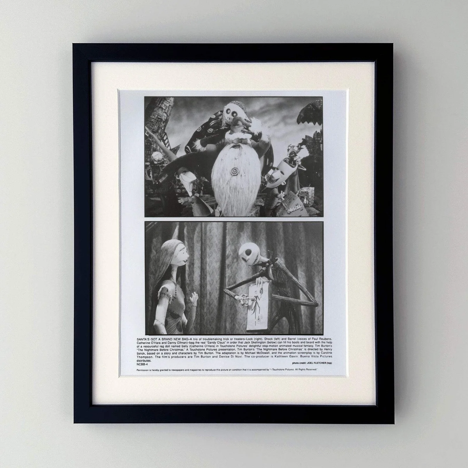 The Nightmare Before Christmas (1993) Press Publicity Still - Framed, image 2