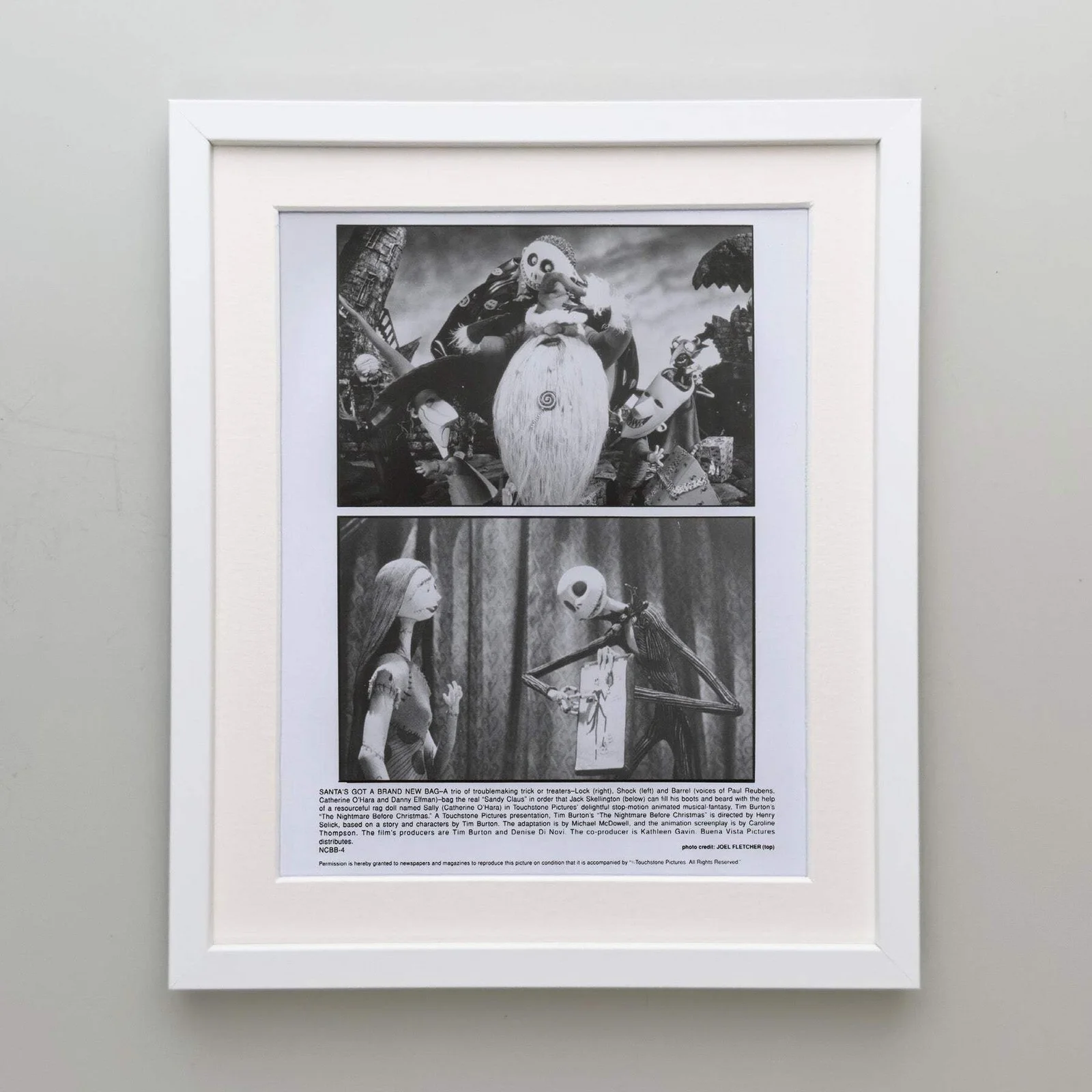 The Nightmare Before Christmas (1993) Press Publicity Still - Framed, image 4