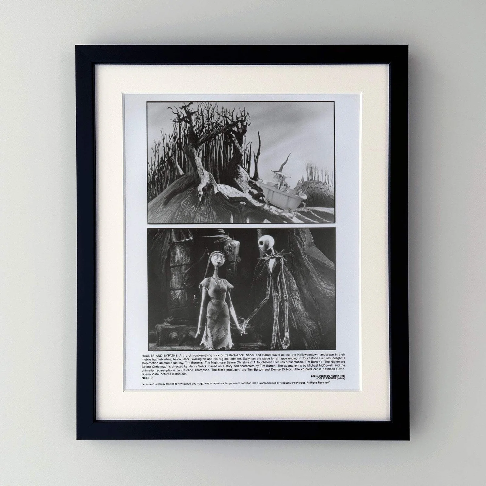 The Nightmare Before Christmas (1993) Press Publicity Still - Framed, image 2