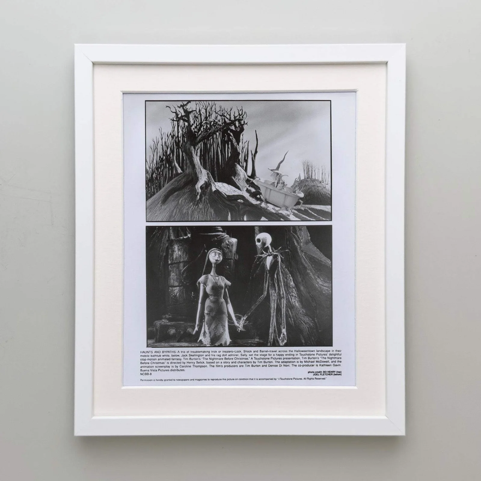 The Nightmare Before Christmas (1993) Press Publicity Still - Framed, image 4