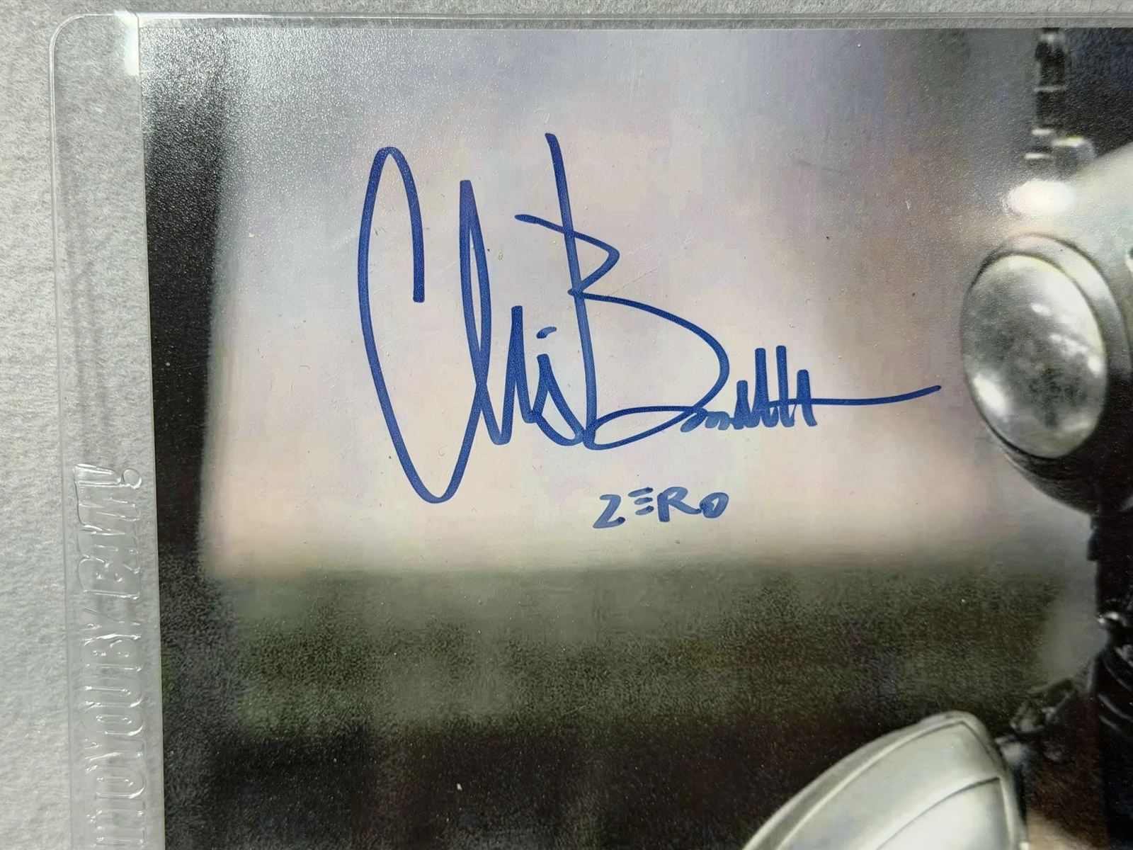 The Mandalorian ZERO Chris Bartlett Signed 8x10 photo COA STAR WARS Bam! Box, image 3