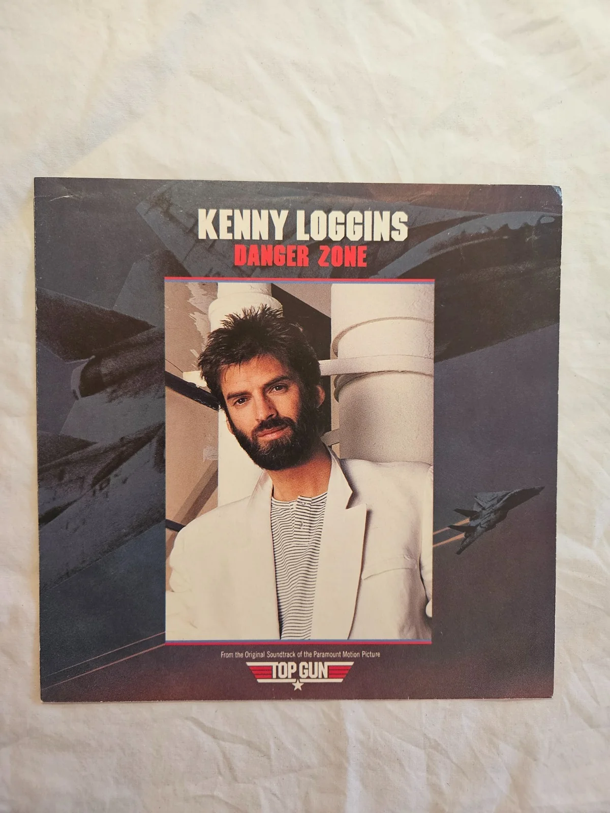 Vintage Kelly McGillis signed 7x7 two-sided Danger Zone Top Gun promo, изображение 2