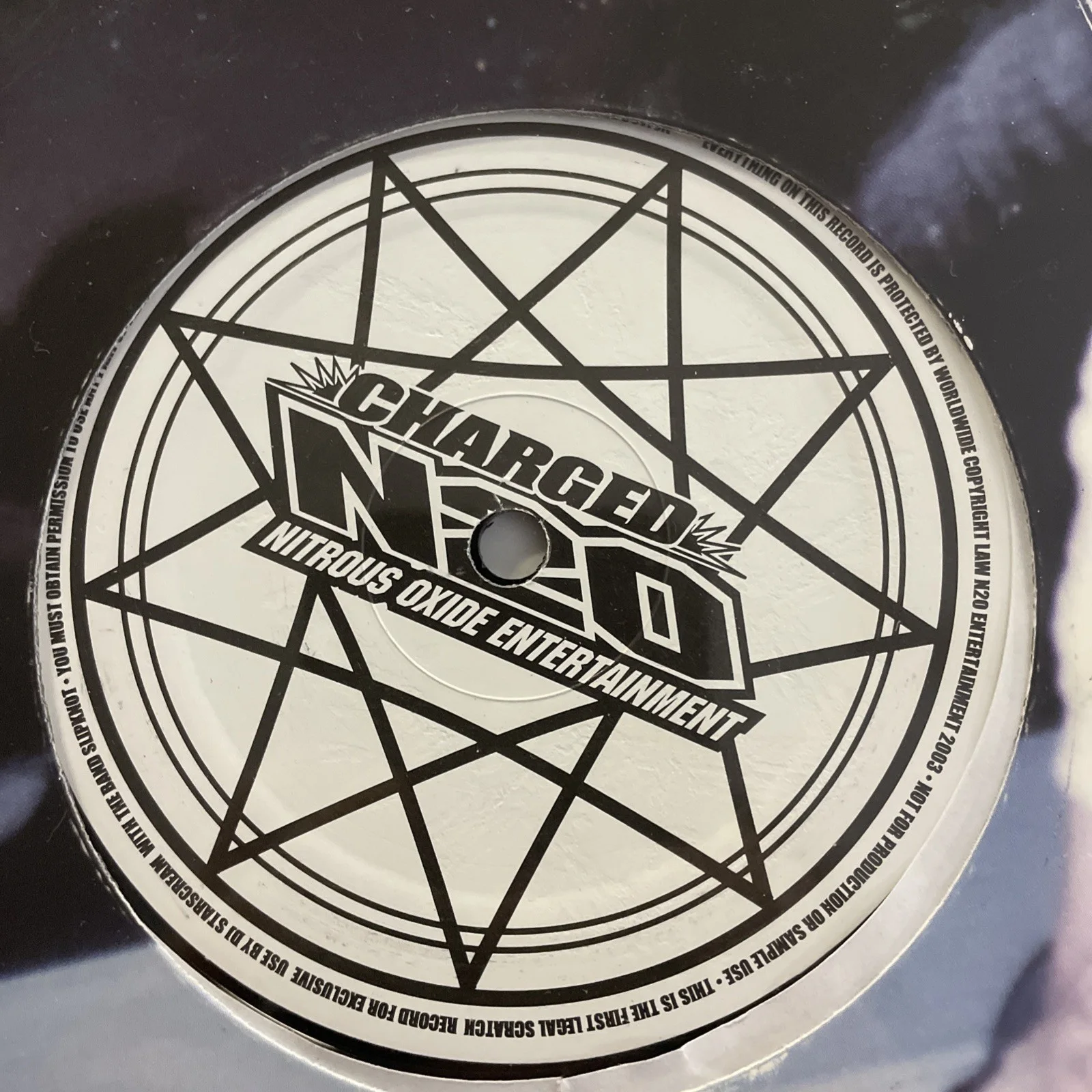 Slipknot (Sid Wilson (DJ Starscream) Autographed Full Metal Mashups Record, image 3