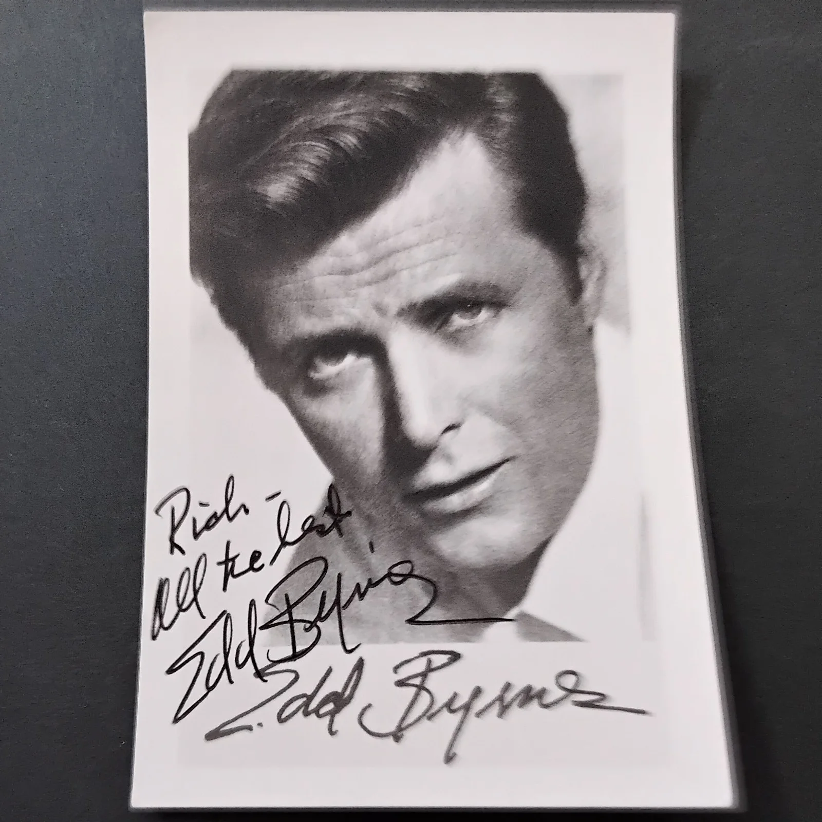 Edd Byrnes SIGNED Photo 60s Movie TV Actor 77 Sunset Strip Grease Back to Beach, изображение 2