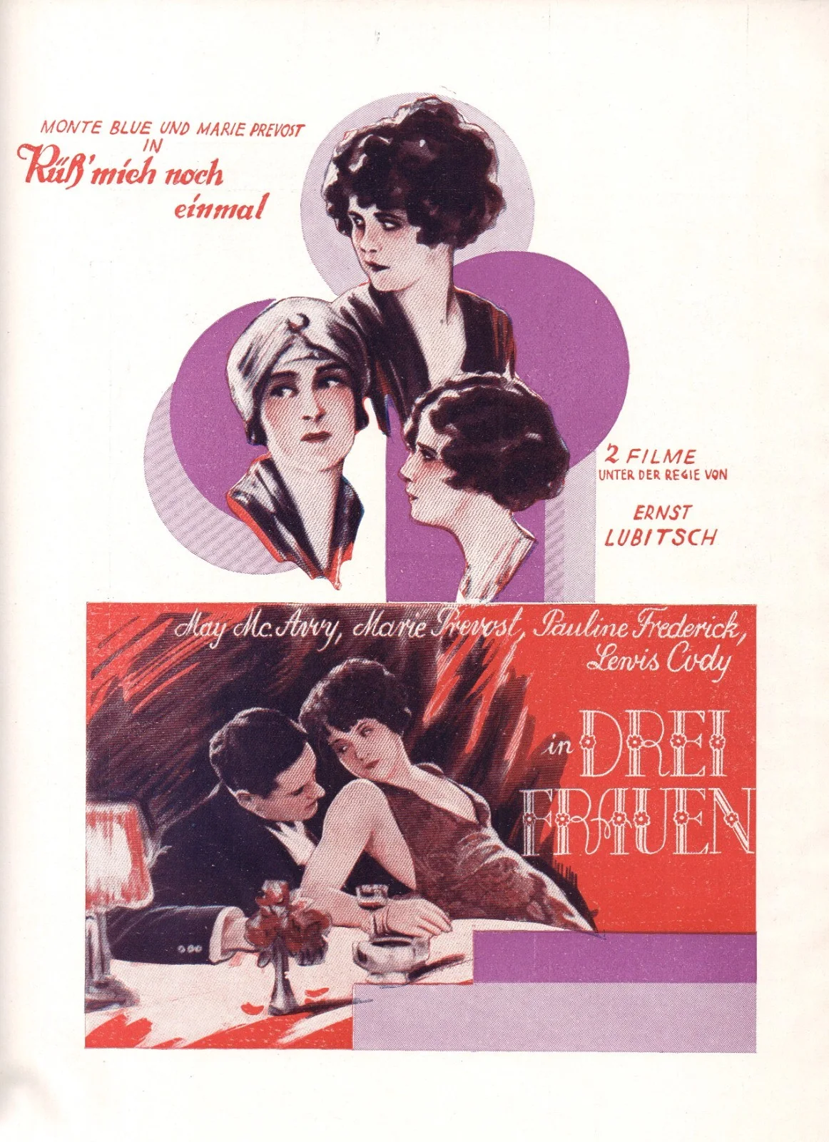 MADAME SANS-GENE 1926 Gloria Swanson, Émile Drain, Charles De Rochefort ADVERT, изображение 2
