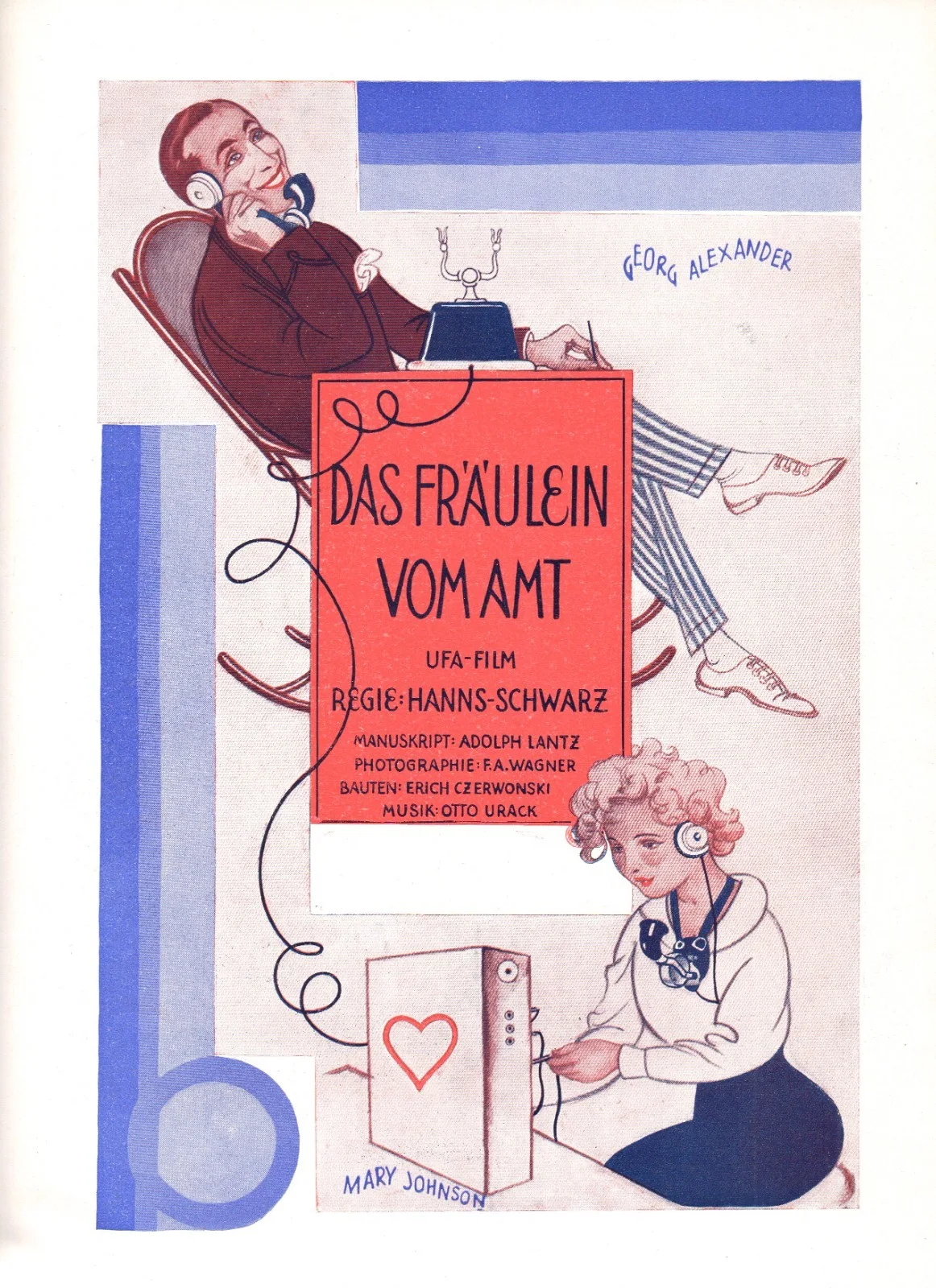 LOVE MAKES US BLIND 1926 Lil Dagover, Conrad Veidt, Lillian Hall-Davis GERMAN AD, изображение 2
