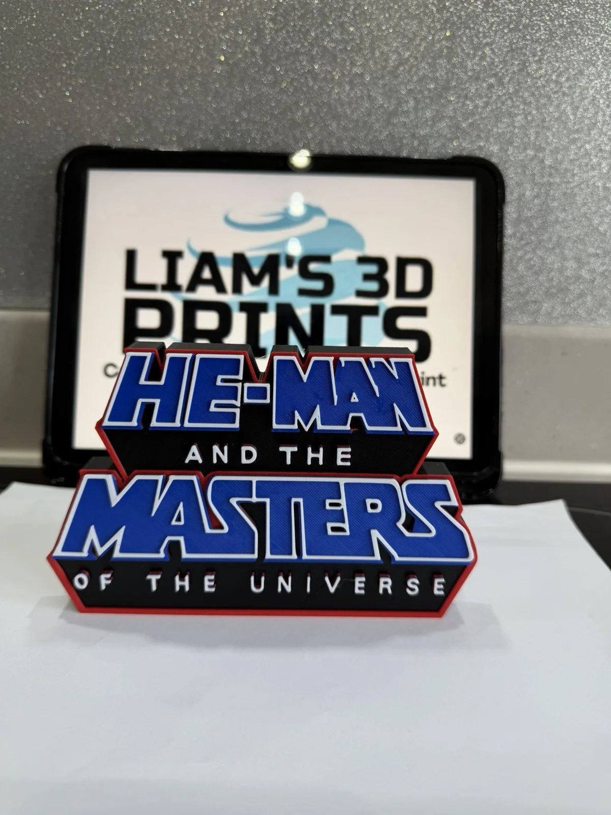 Decorative He Man HE-MAN and the Master Of The Universe logo Sign Display, image 2