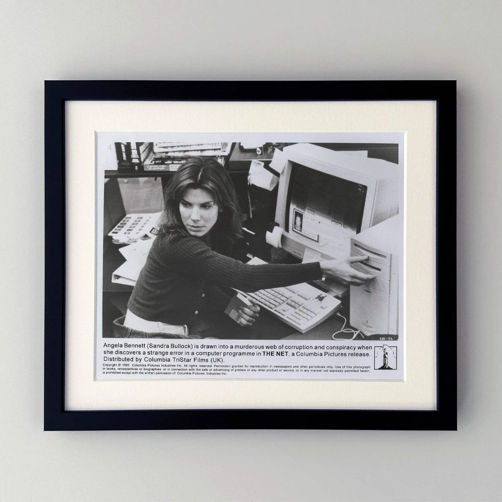 The Net (1995) Press Publicity Still - Framed, image 2